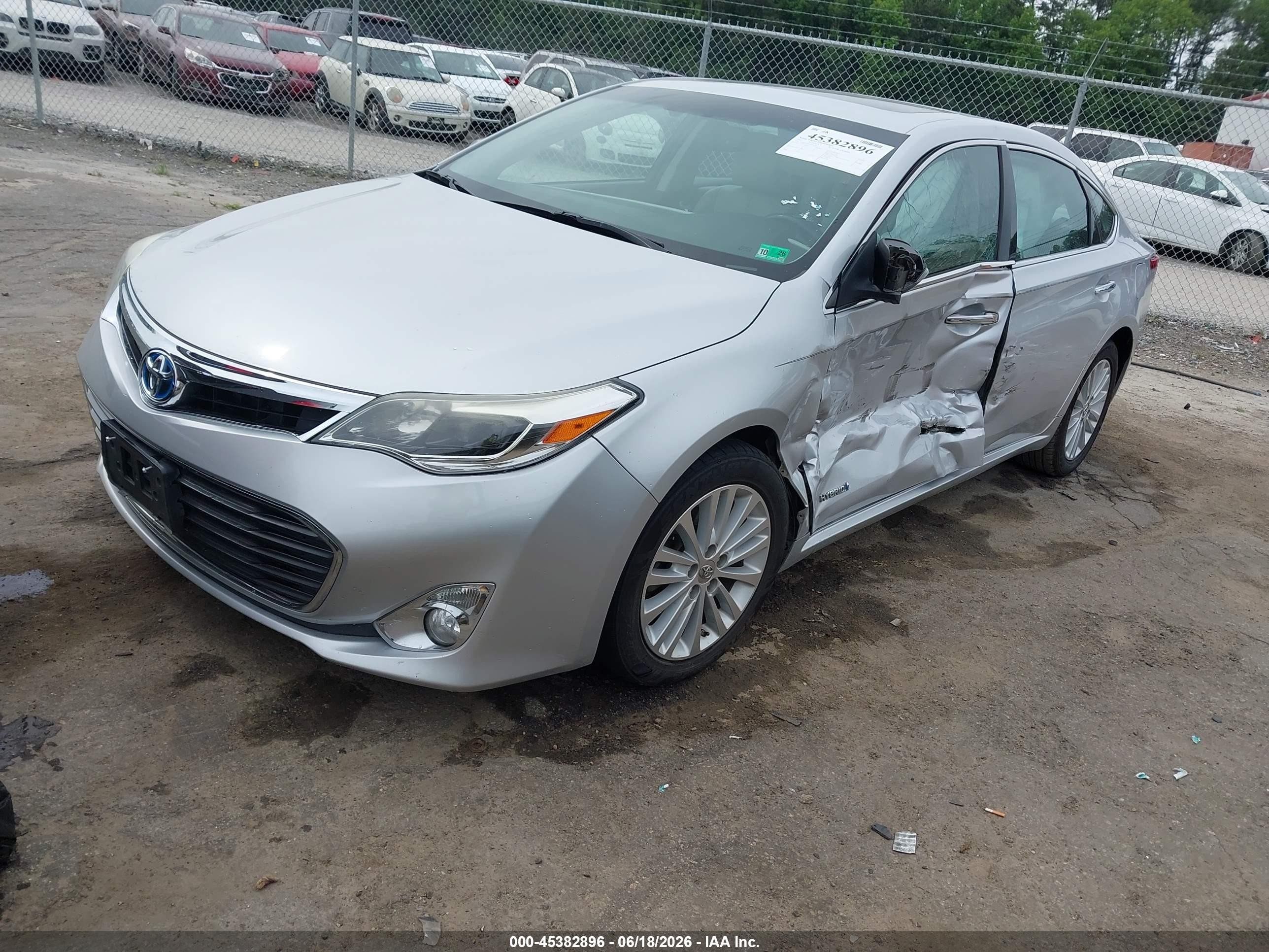 2013 Toyota Avalon Hybrid Xle Touring Серебряный vin: 4T1BD1EB2DU017454