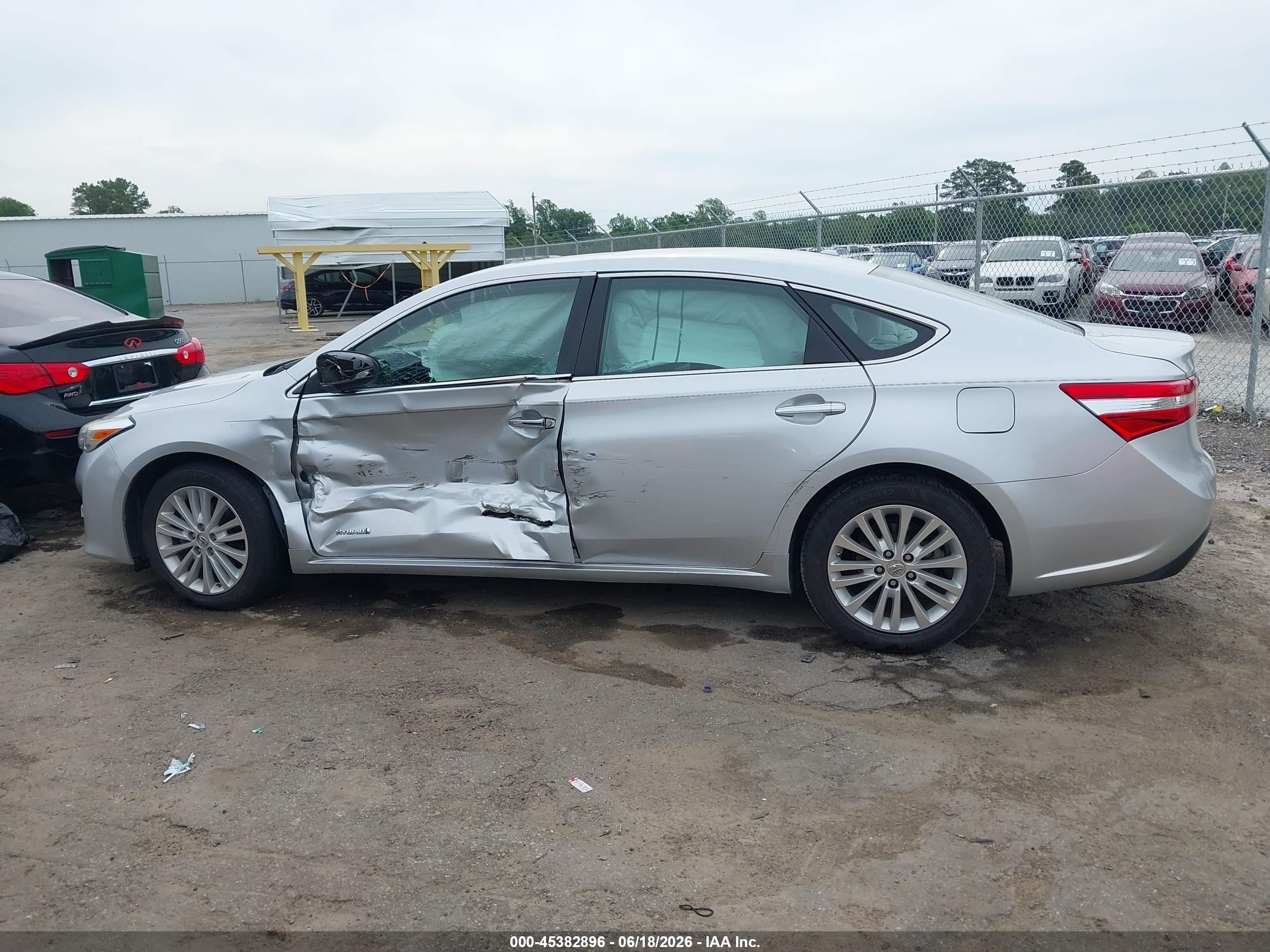 2013 Toyota Avalon Hybrid Xle Touring Серебряный vin: 4T1BD1EB2DU017454