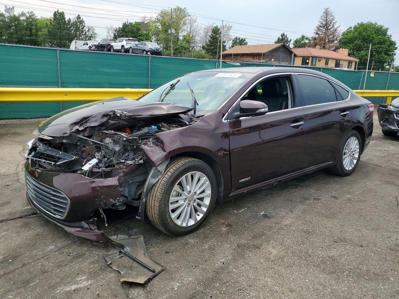 2013 Toyota Avalon Hybrid Limited Maroon vin: 4T1BD1EB2DU018698