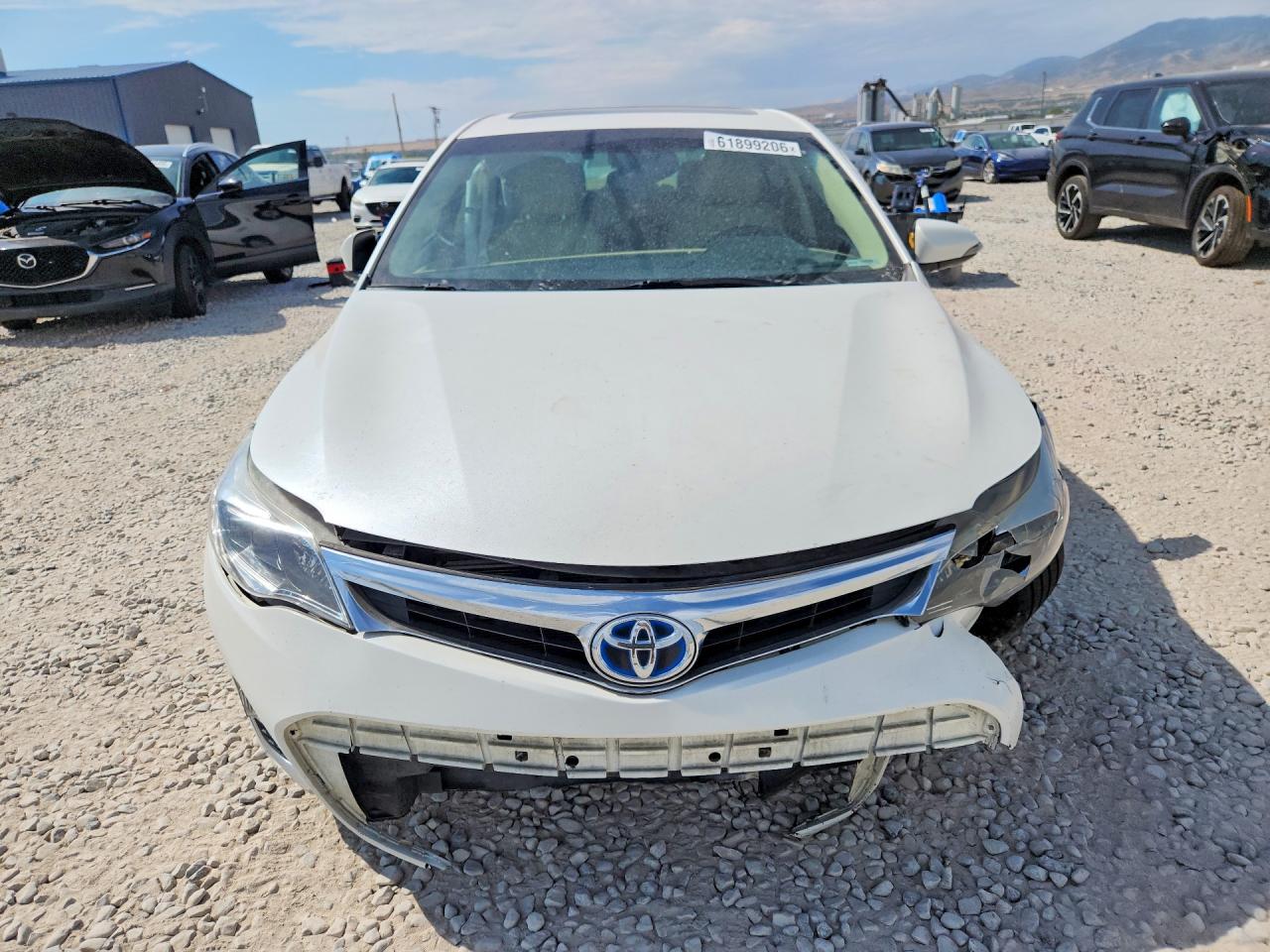2014 Toyota Avalon Hybrid Xle Premium White vin: 4T1BD1EB2EU018931