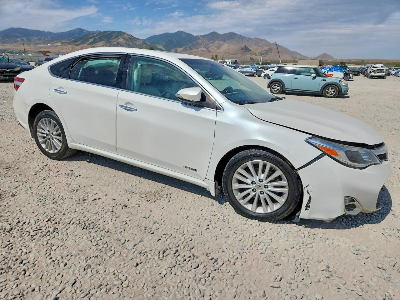 2014 Toyota Avalon Hybrid Xle Premium White vin: 4T1BD1EB2EU018931