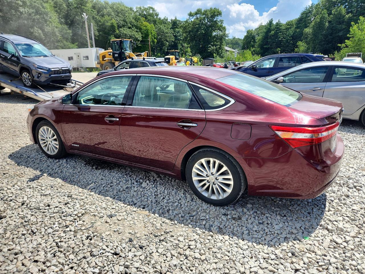 2014 Toyota Avalon Hybrid Xle Premium Burgundy vin: 4T1BD1EB2EU023918