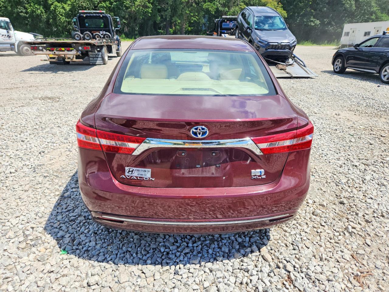 2014 Toyota Avalon Hybrid Xle Premium Burgundy vin: 4T1BD1EB2EU023918