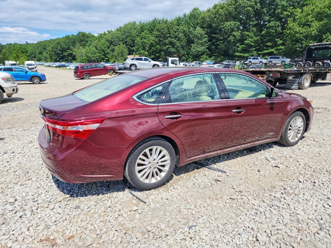 2014 Toyota Avalon Hybrid Xle Premium Burgundy vin: 4T1BD1EB2EU023918