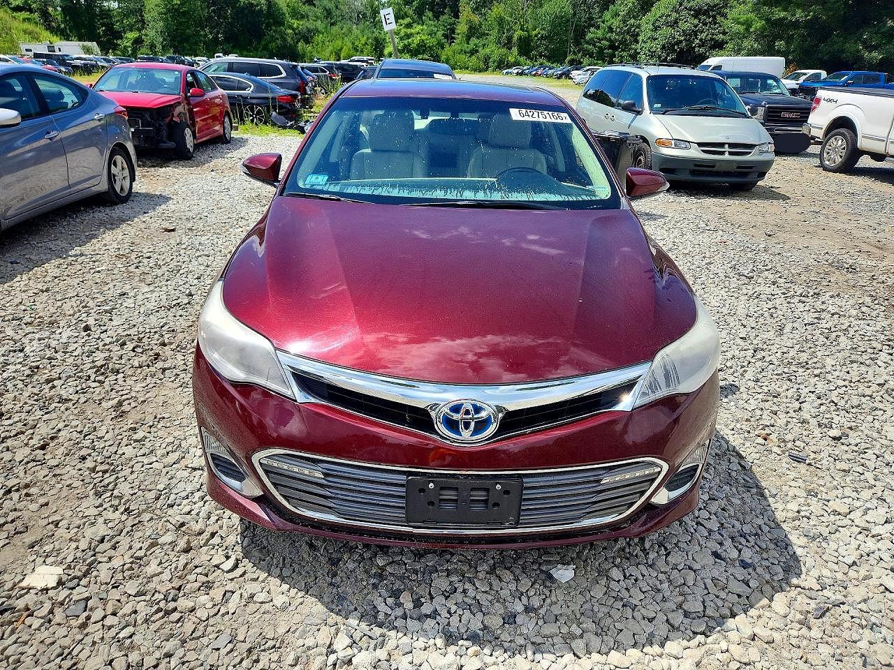 2014 Toyota Avalon Hybrid Xle Premium Burgundy vin: 4T1BD1EB2EU023918