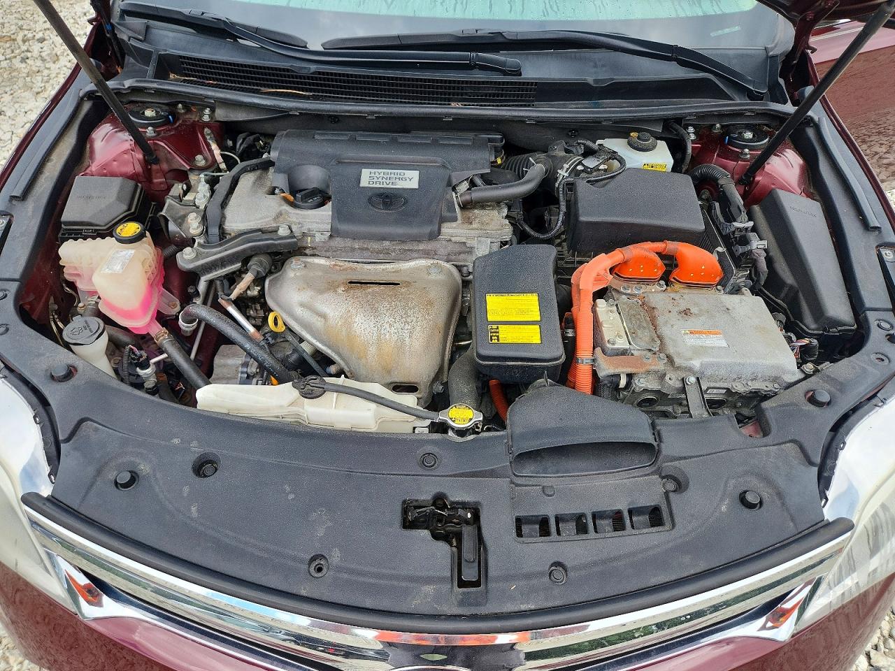 2014 Toyota Avalon Hybrid Xle Premium Burgundy vin: 4T1BD1EB2EU023918