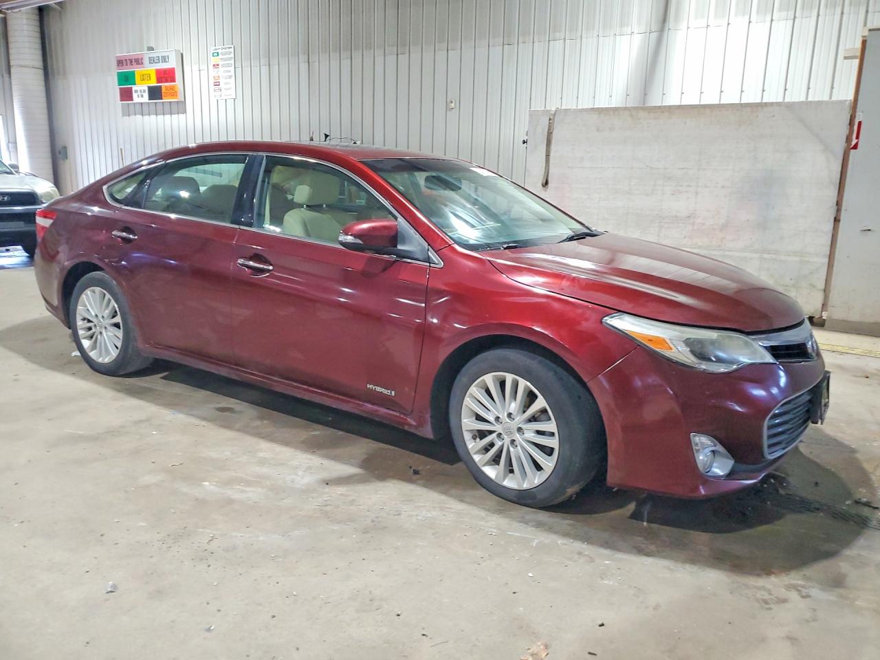 2014 Toyota Avalon Hybrid Limited Burgundy vin: 4T1BD1EB2EU024924