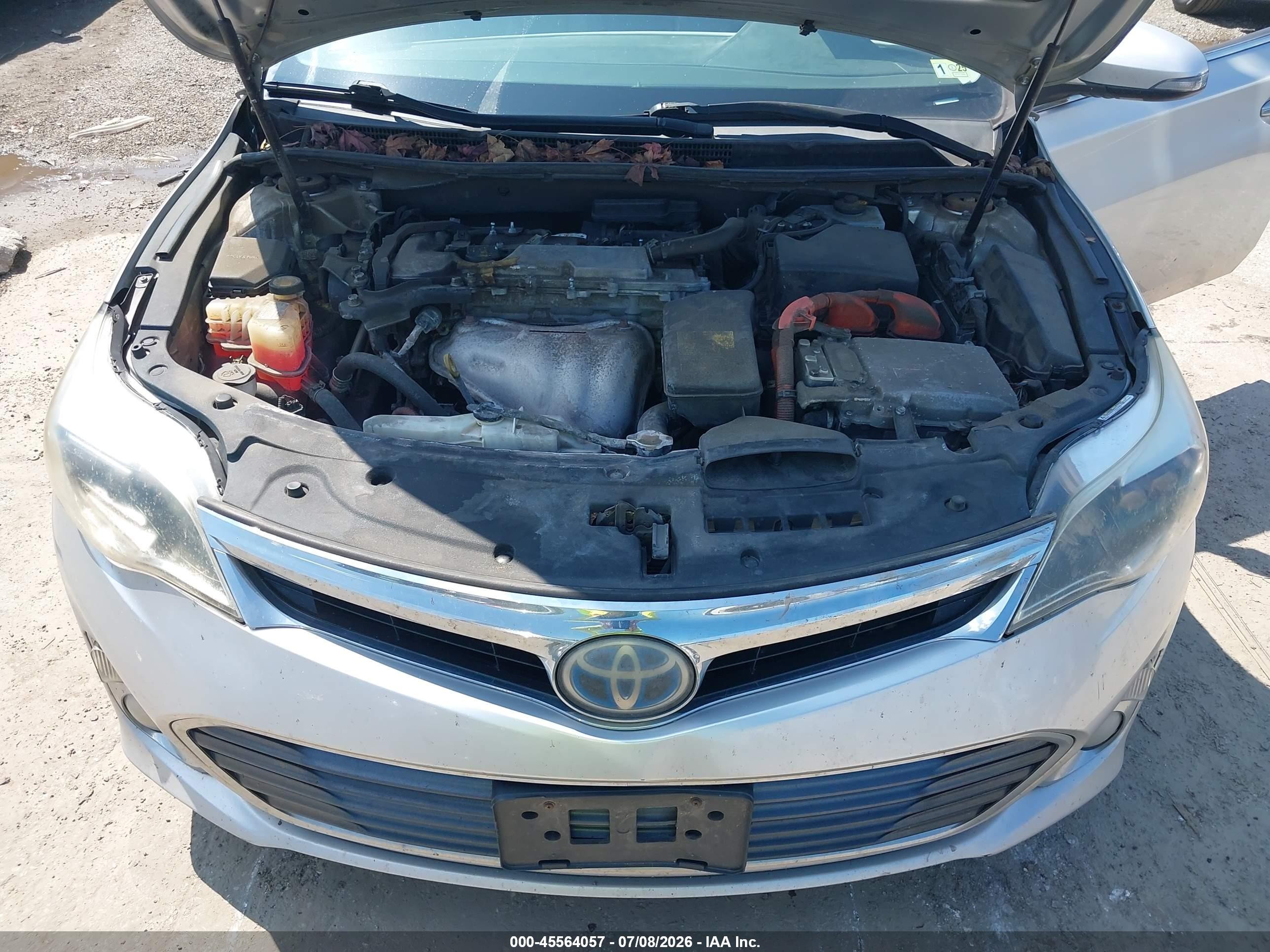 2014 Toyota Avalon Hybrid Limited Silver vin: 4T1BD1EB2EU030030