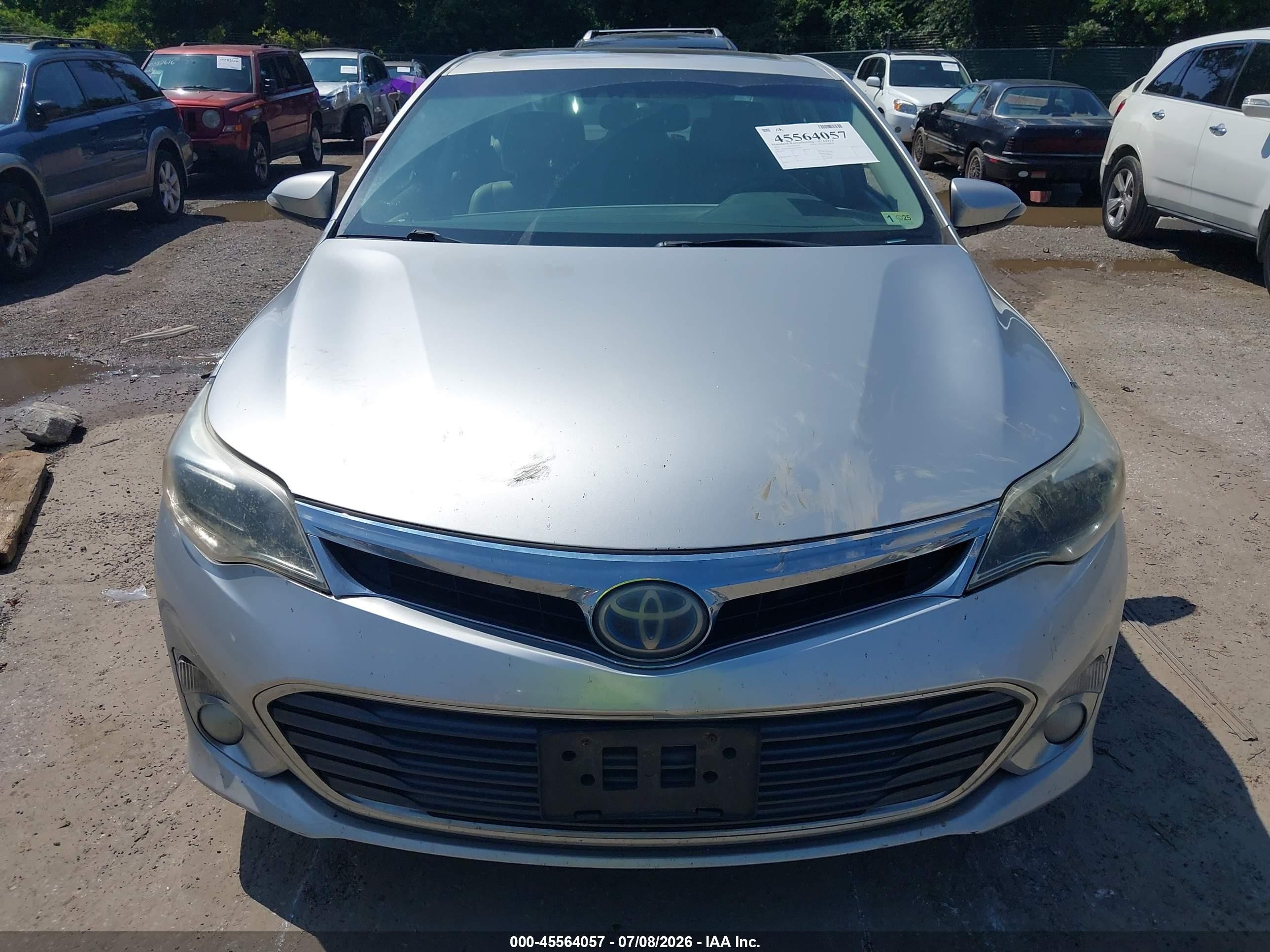 2014 Toyota Avalon Hybrid Limited Silver vin: 4T1BD1EB2EU030030