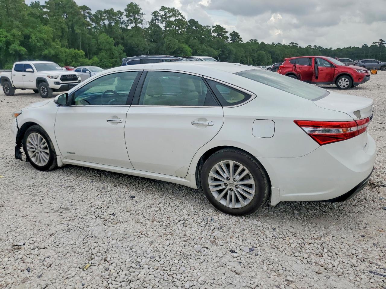 2015 Toyota Avalon Hybrid Xle Touring White vin: 4T1BD1EB2FU039201