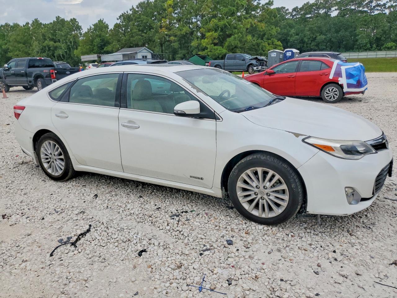 2015 Toyota Avalon Hybrid Xle Touring White vin: 4T1BD1EB2FU039201