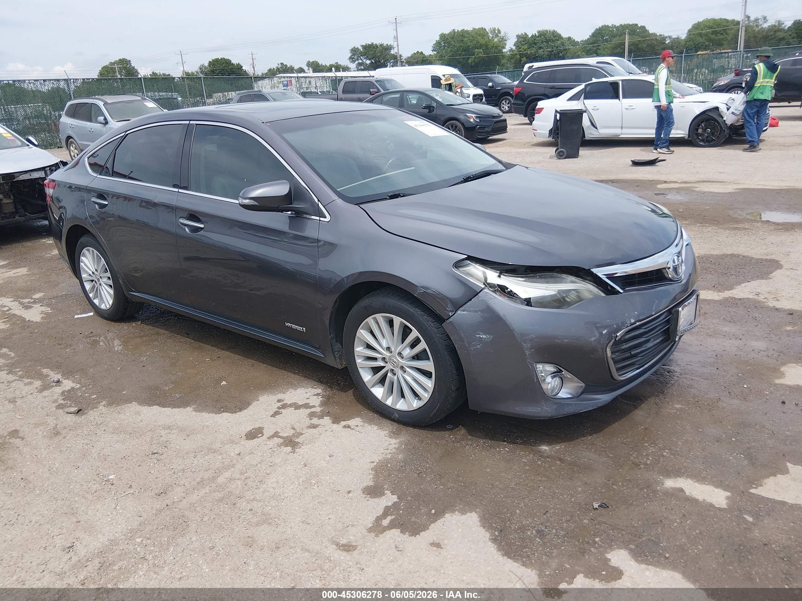 2015 Toyota Avalon Hybrid Xle Touring Серый vin: 4T1BD1EB2FU041370