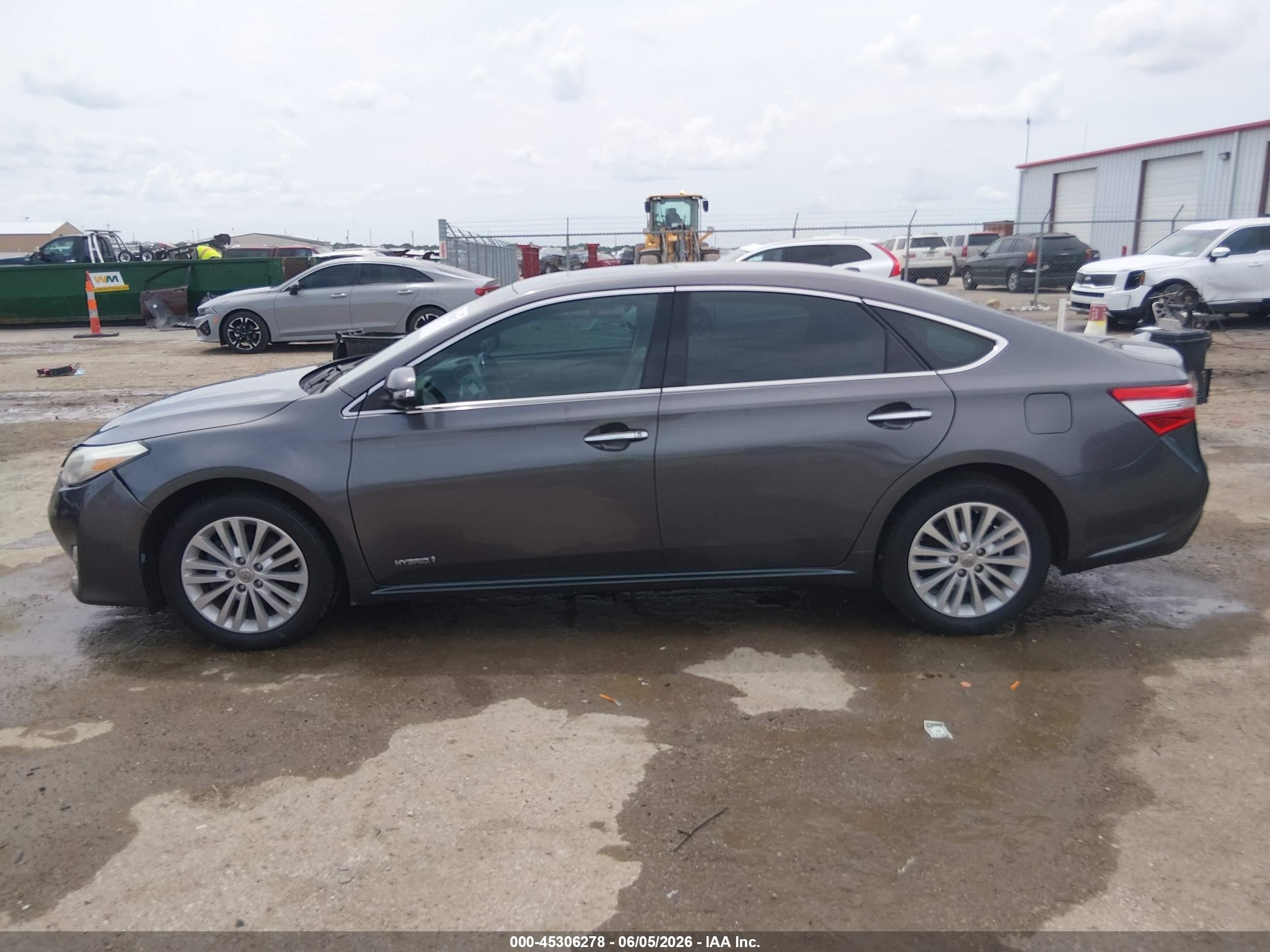2015 Toyota Avalon Hybrid Xle Touring Gray vin: 4T1BD1EB2FU041370