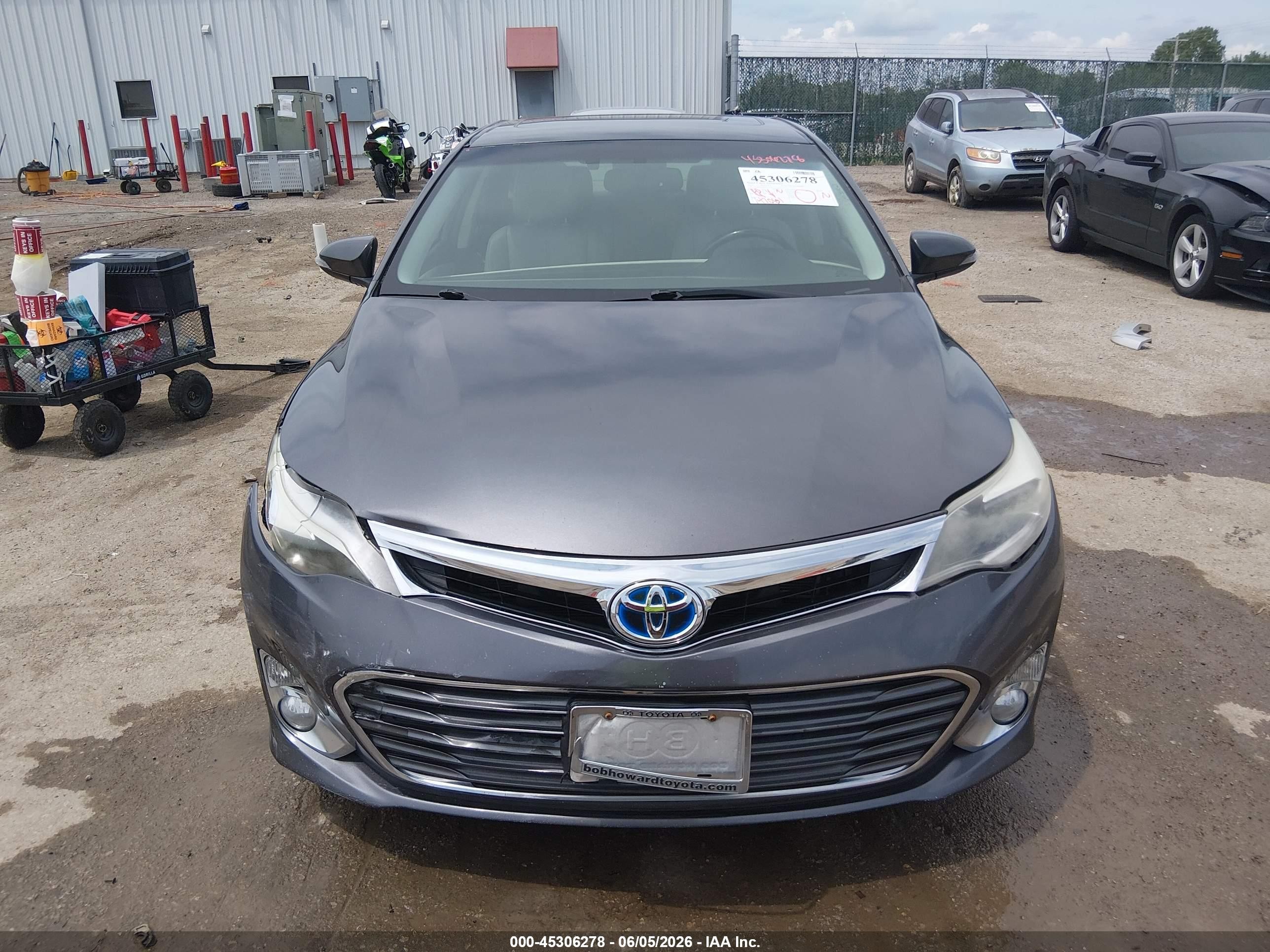 2015 Toyota Avalon Hybrid Xle Touring Gray vin: 4T1BD1EB2FU041370