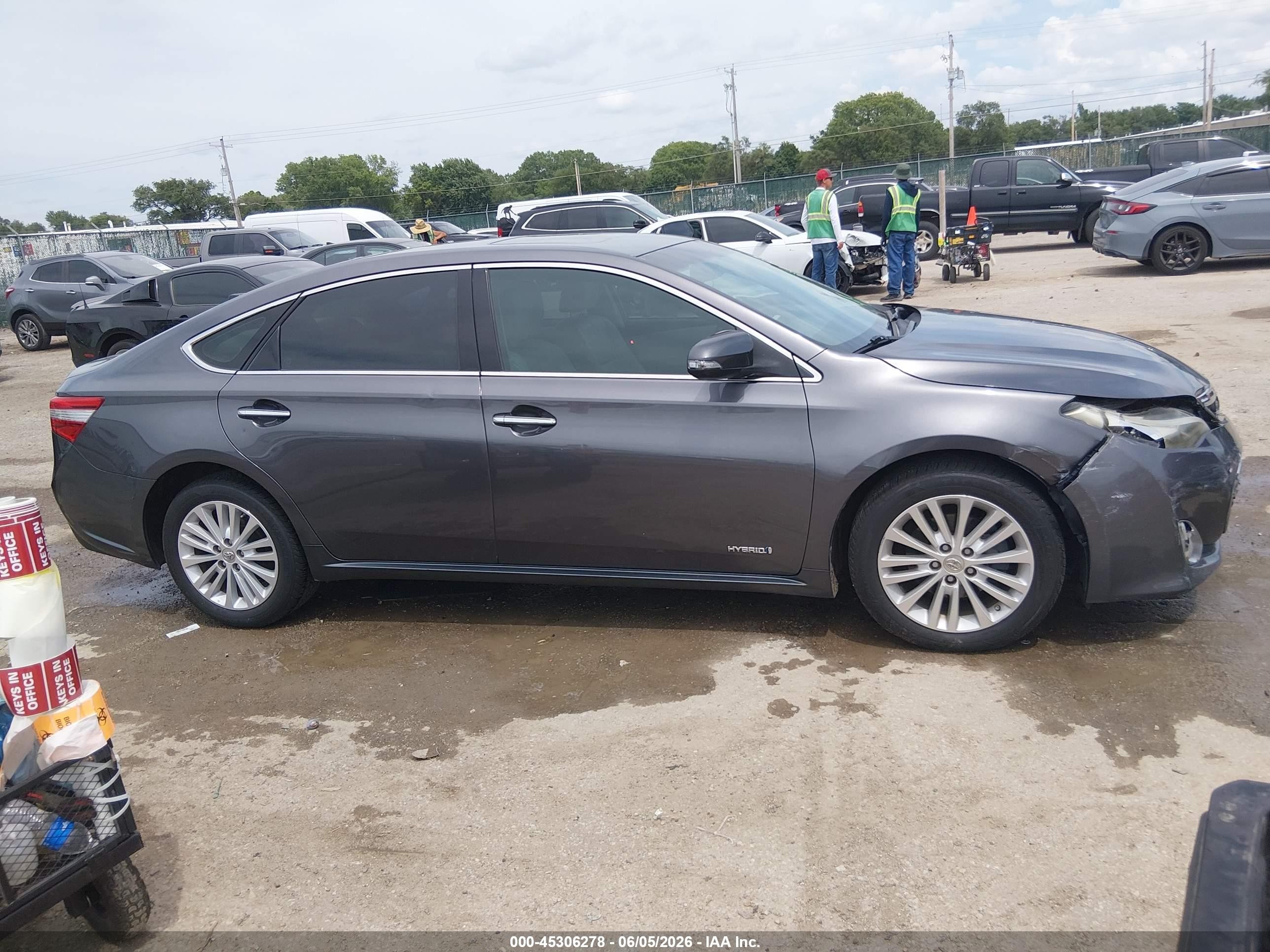 2015 Toyota Avalon Hybrid Xle Touring Gray vin: 4T1BD1EB2FU041370