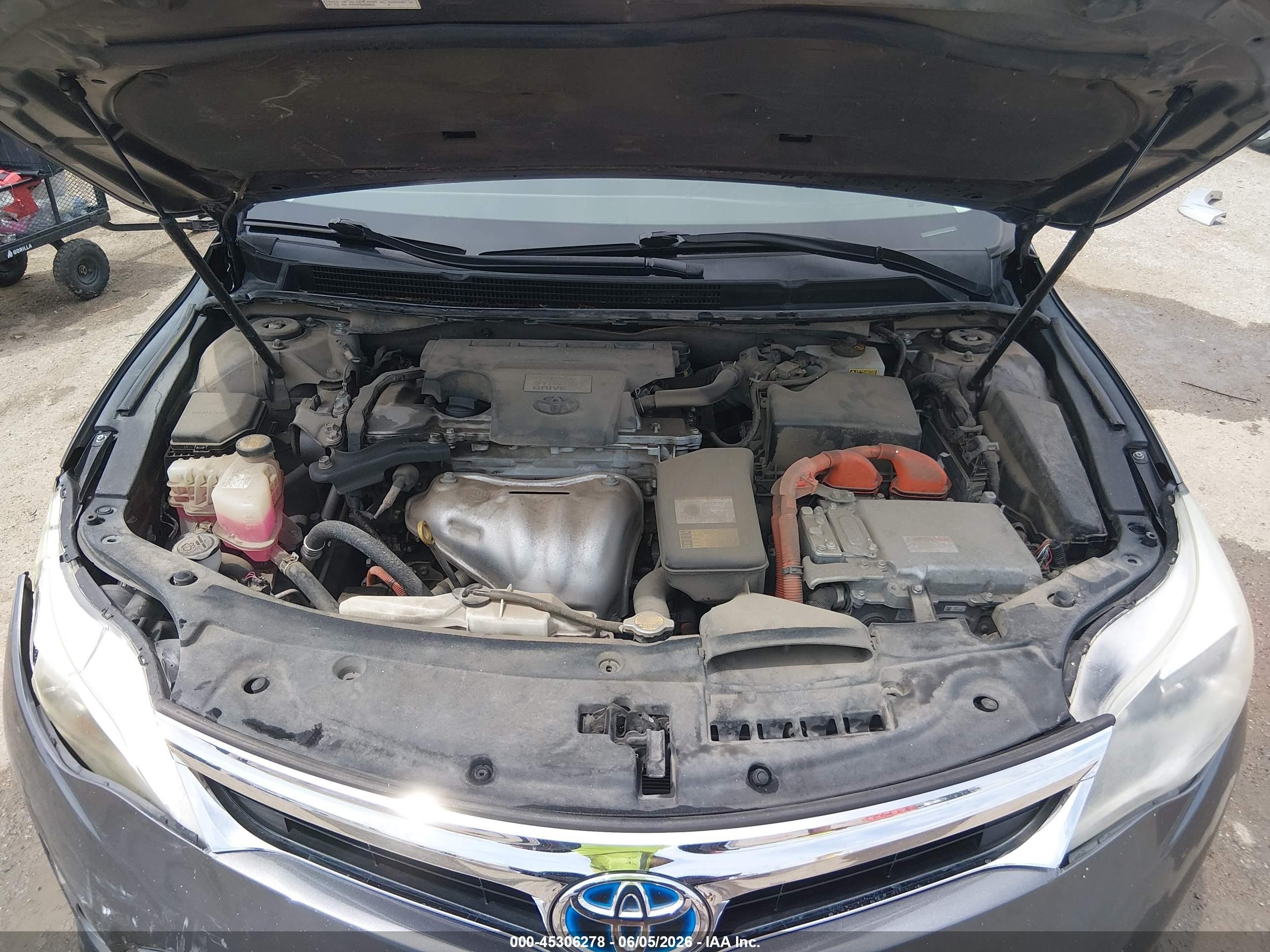 2015 Toyota Avalon Hybrid Xle Touring Gray vin: 4T1BD1EB2FU041370