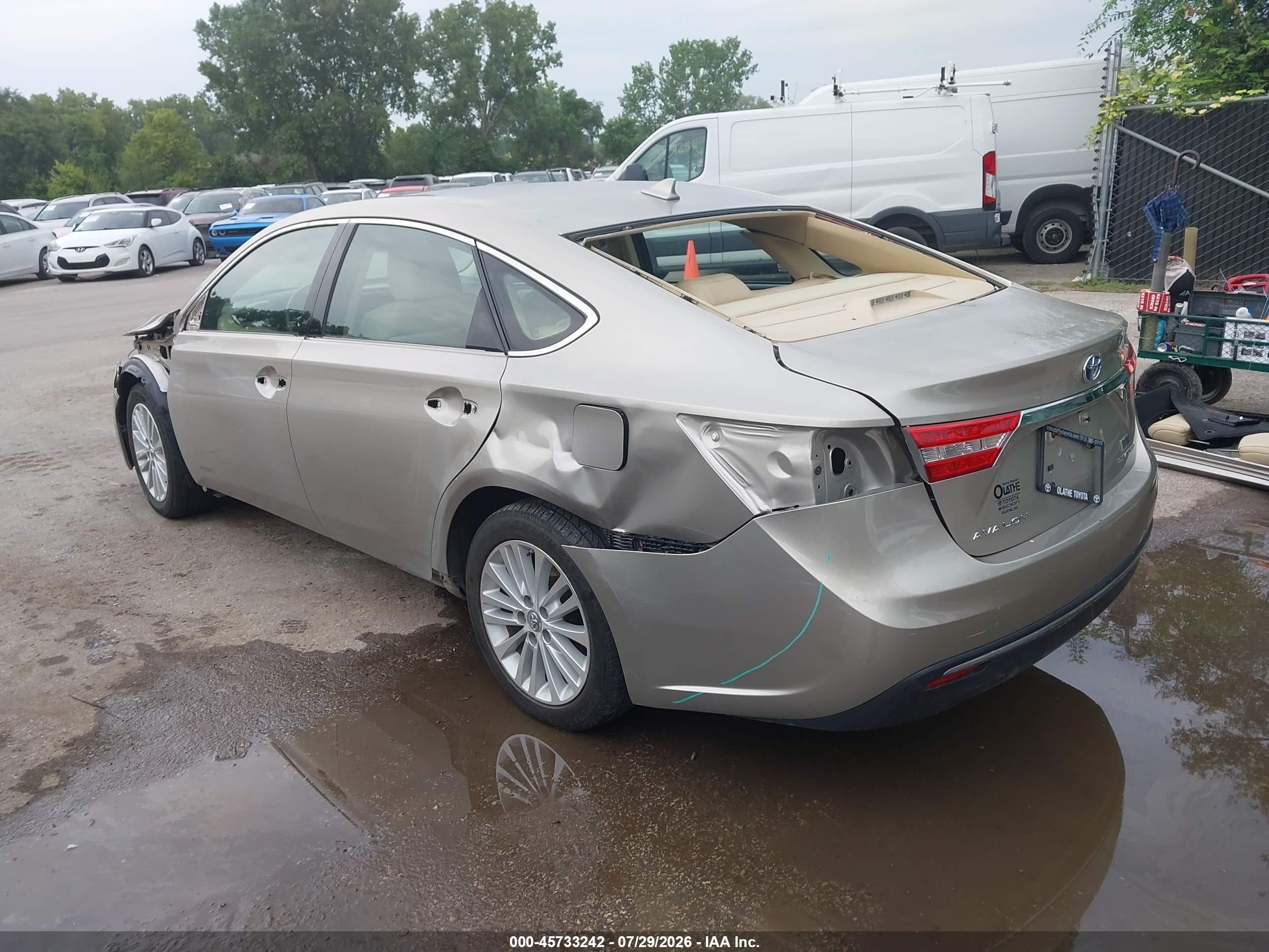 2015 Toyota Avalon Hybrid Limited Champagne vin: 4T1BD1EB2FU045211