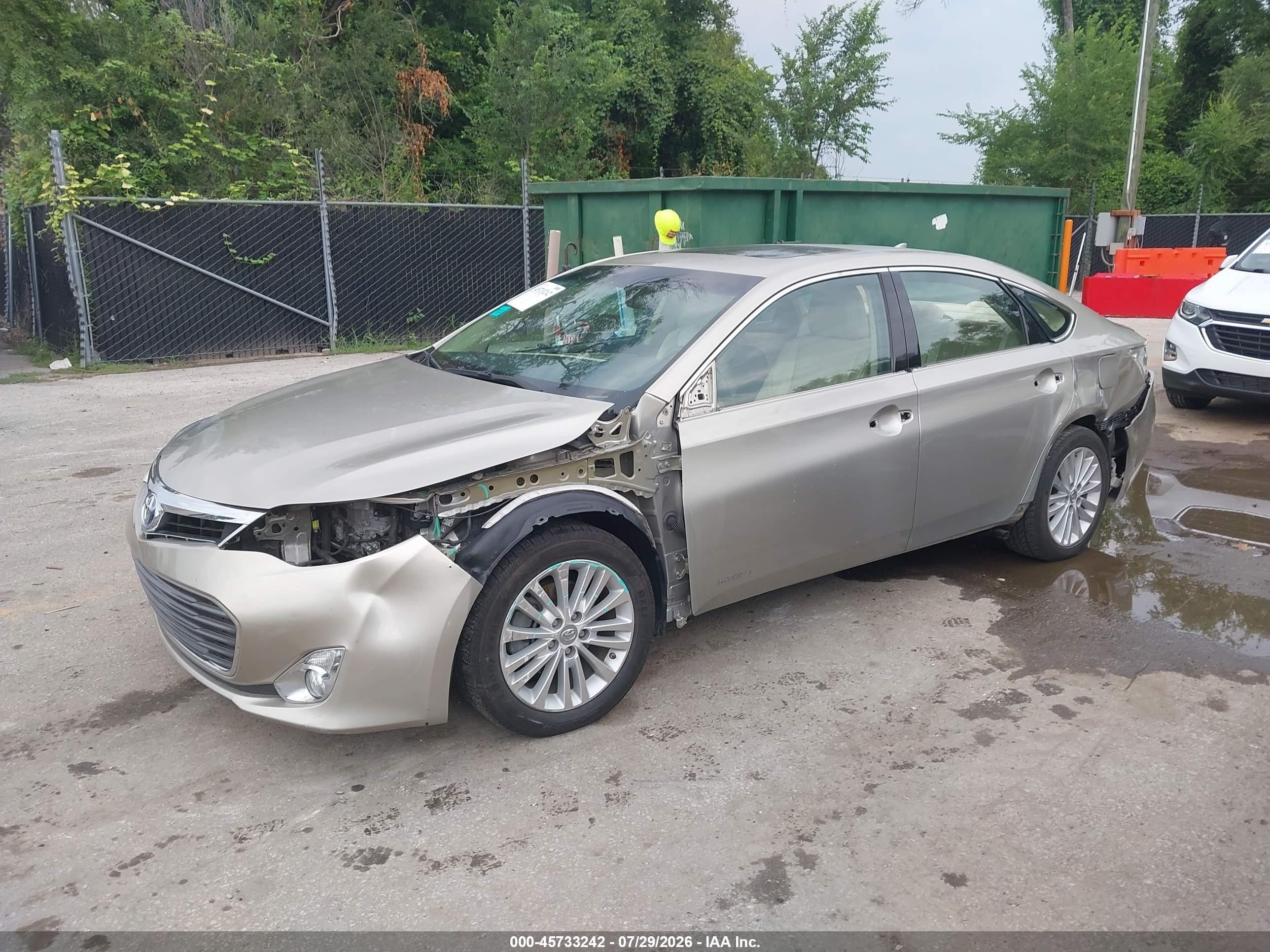 2015 Toyota Avalon Hybrid Limited Champagne vin: 4T1BD1EB2FU045211