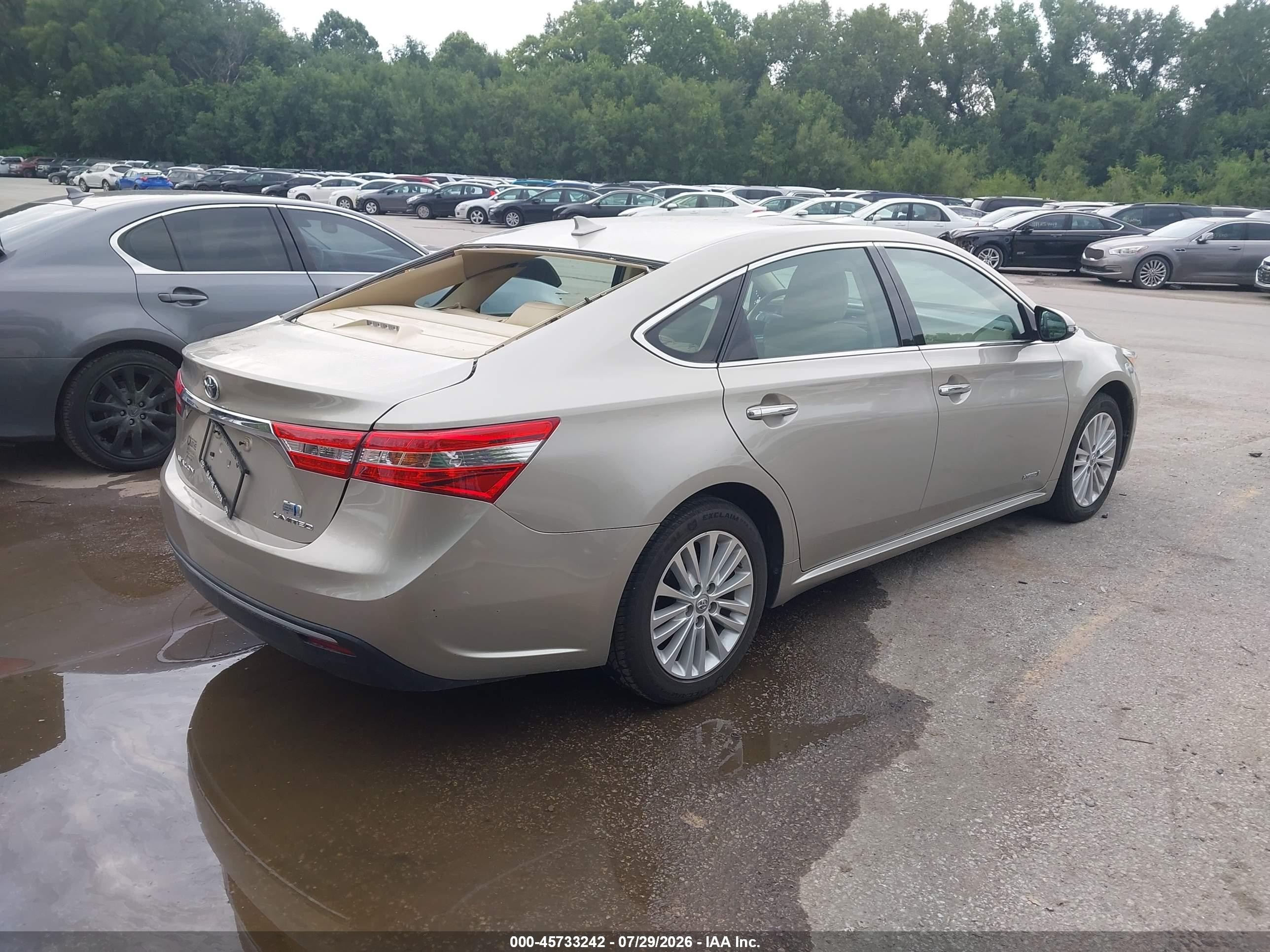 2015 Toyota Avalon Hybrid Limited Champagne vin: 4T1BD1EB2FU045211
