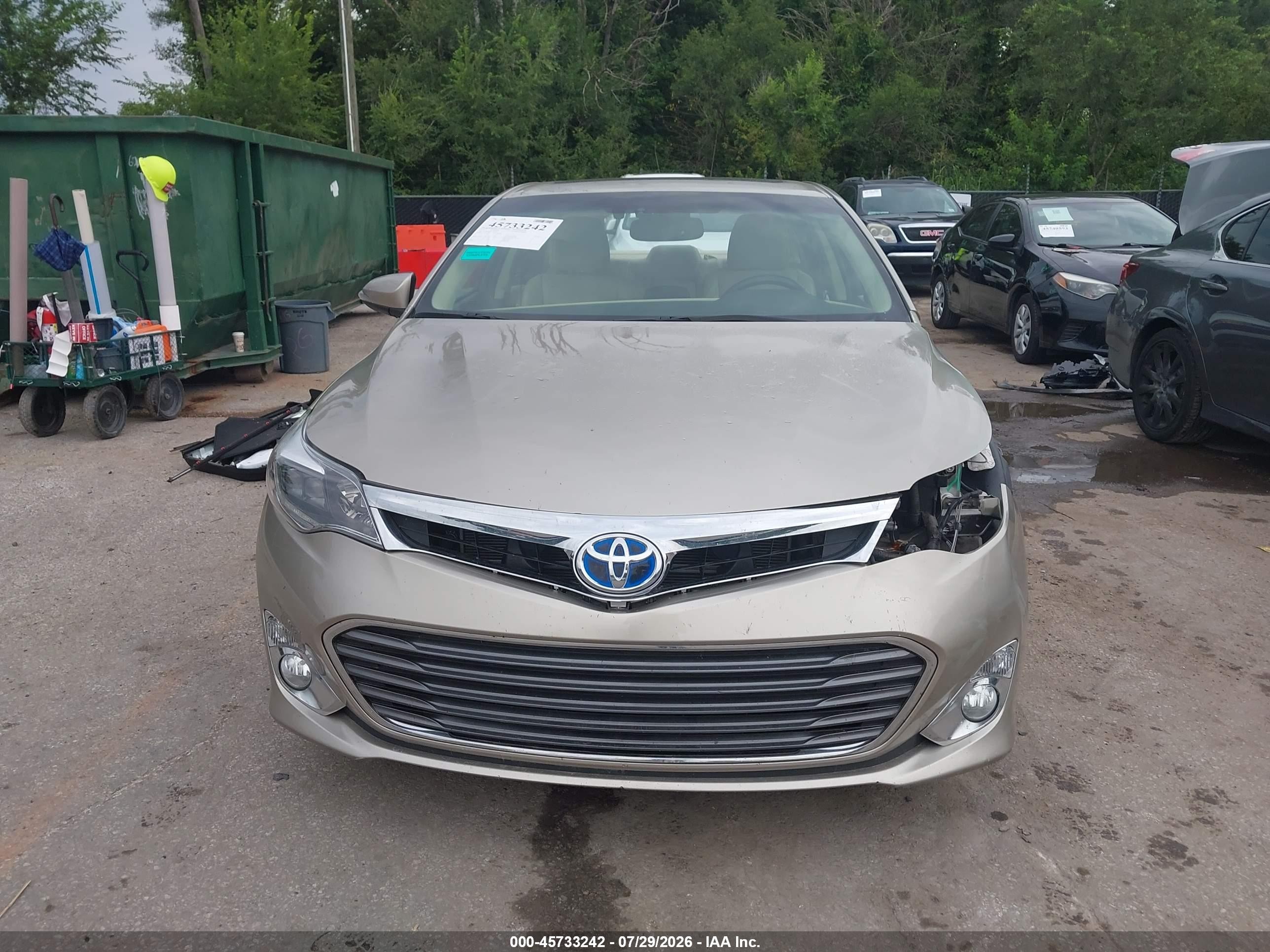 2015 Toyota Avalon Hybrid Limited Champagne vin: 4T1BD1EB2FU045211