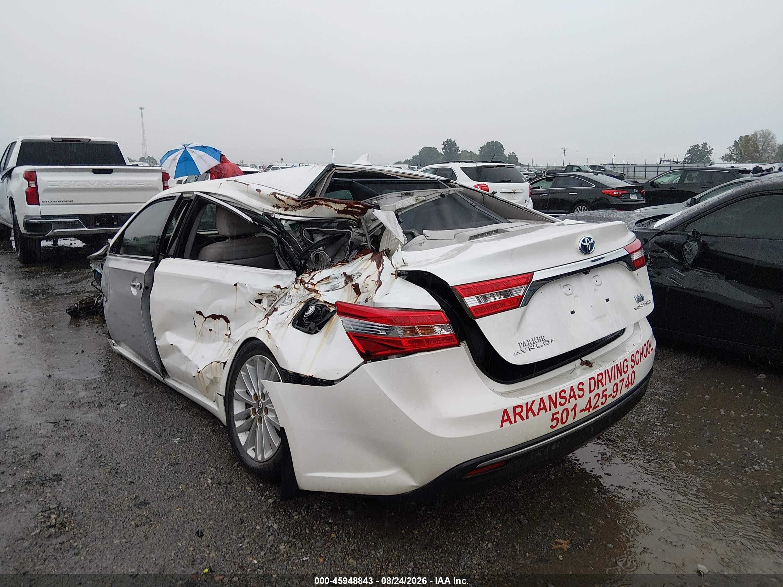 2013 Toyota Avalon Hybrid Limited White vin: 4T1BD1EB3DU007287