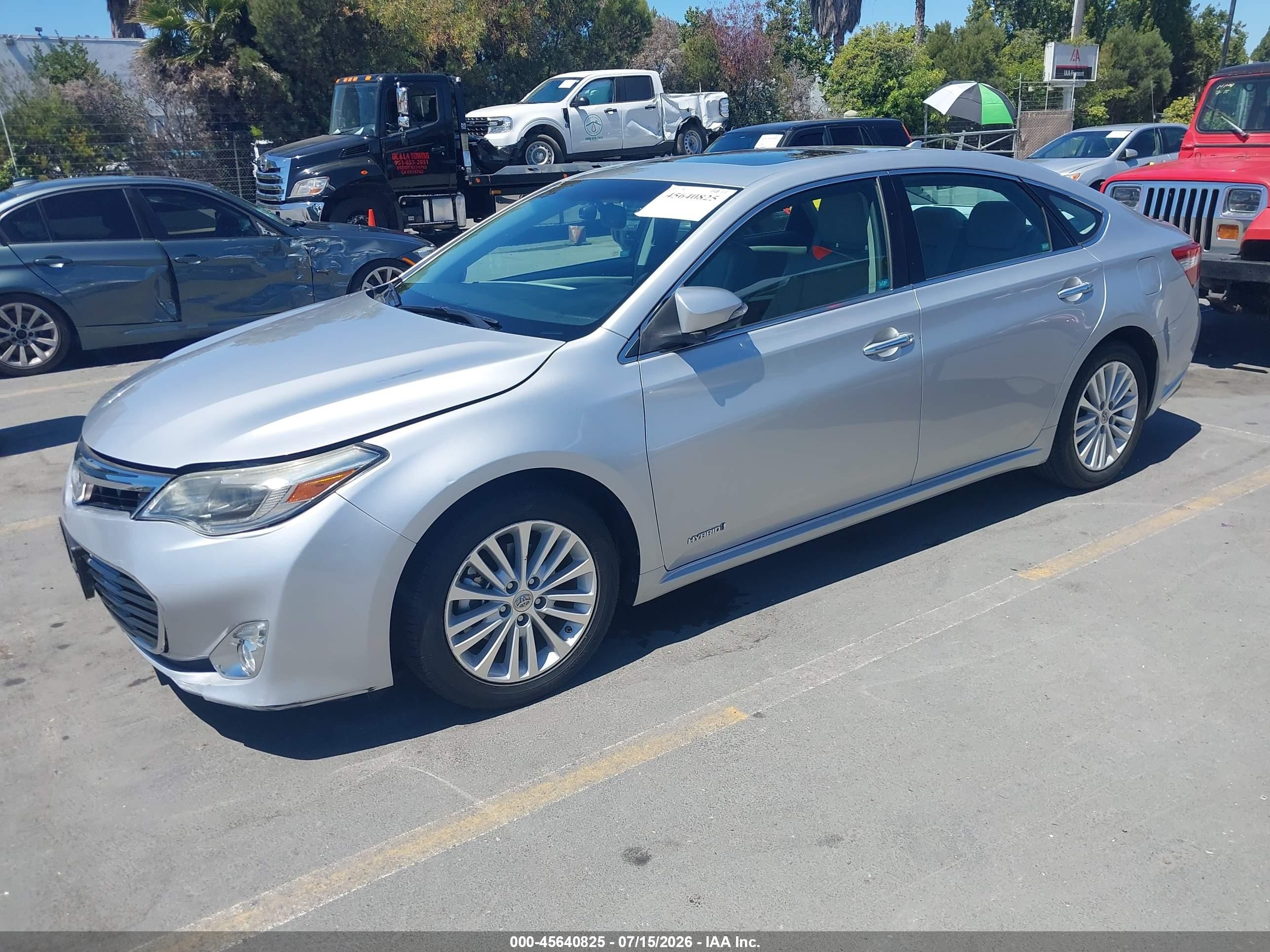 2013 Toyota Avalon Hybrid Limited Gray vin: 4T1BD1EB3DU008388