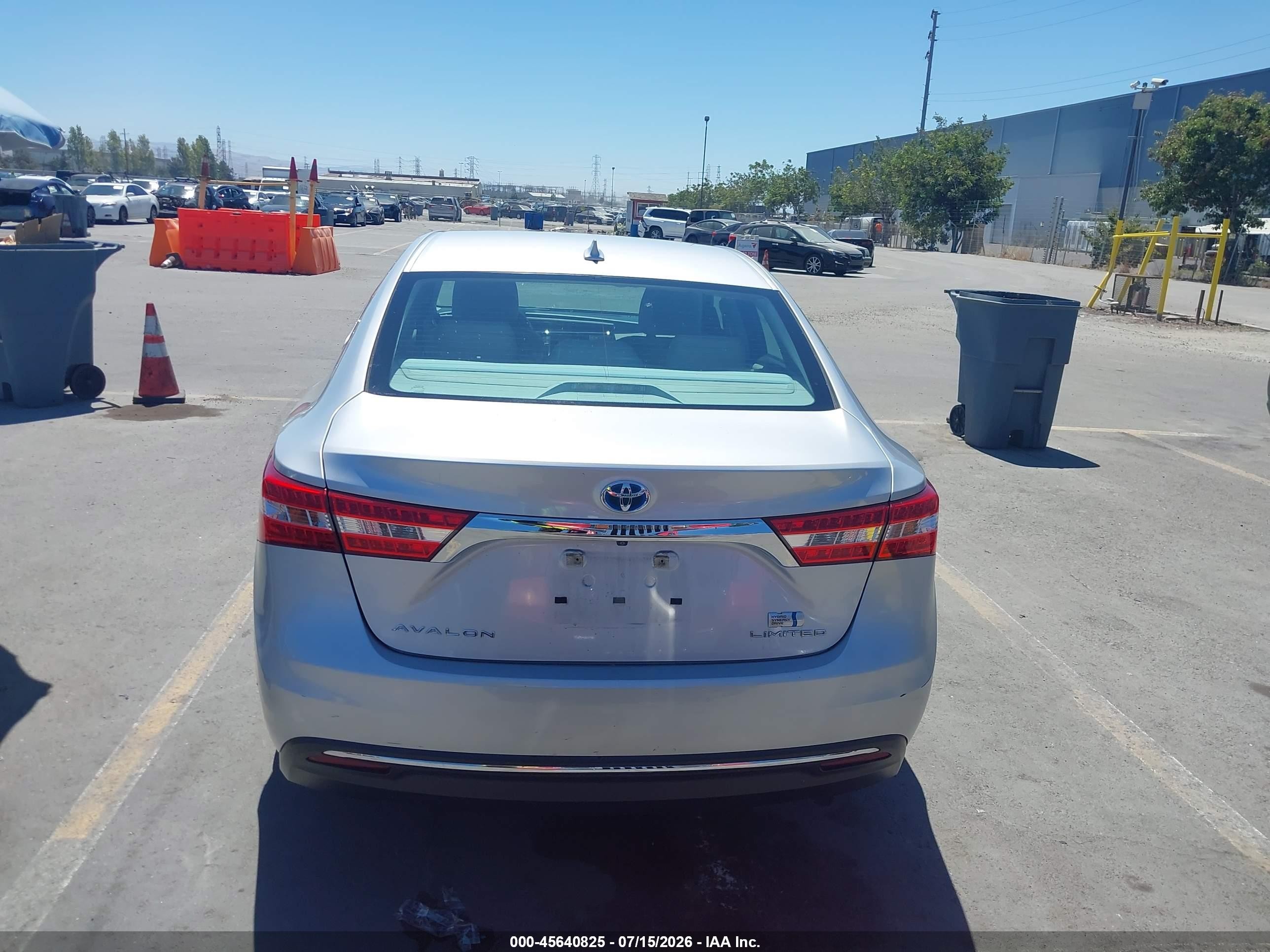 2013 Toyota Avalon Hybrid Limited Gray vin: 4T1BD1EB3DU008388