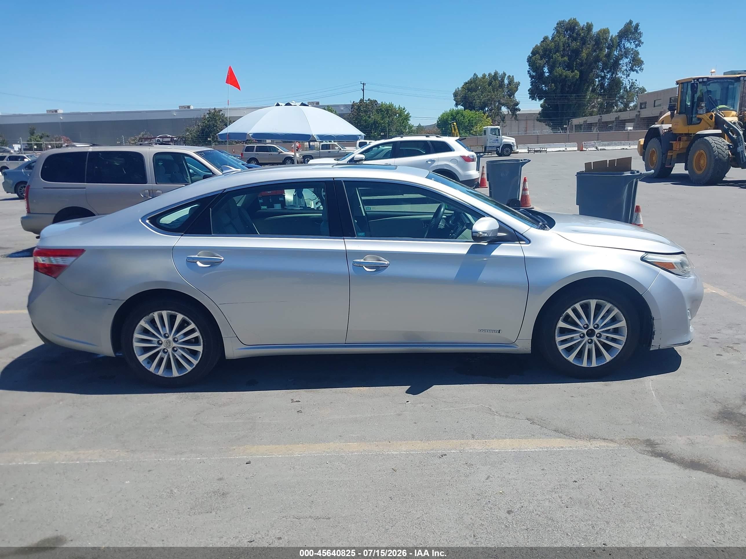 2013 Toyota Avalon Hybrid Limited Gray vin: 4T1BD1EB3DU008388