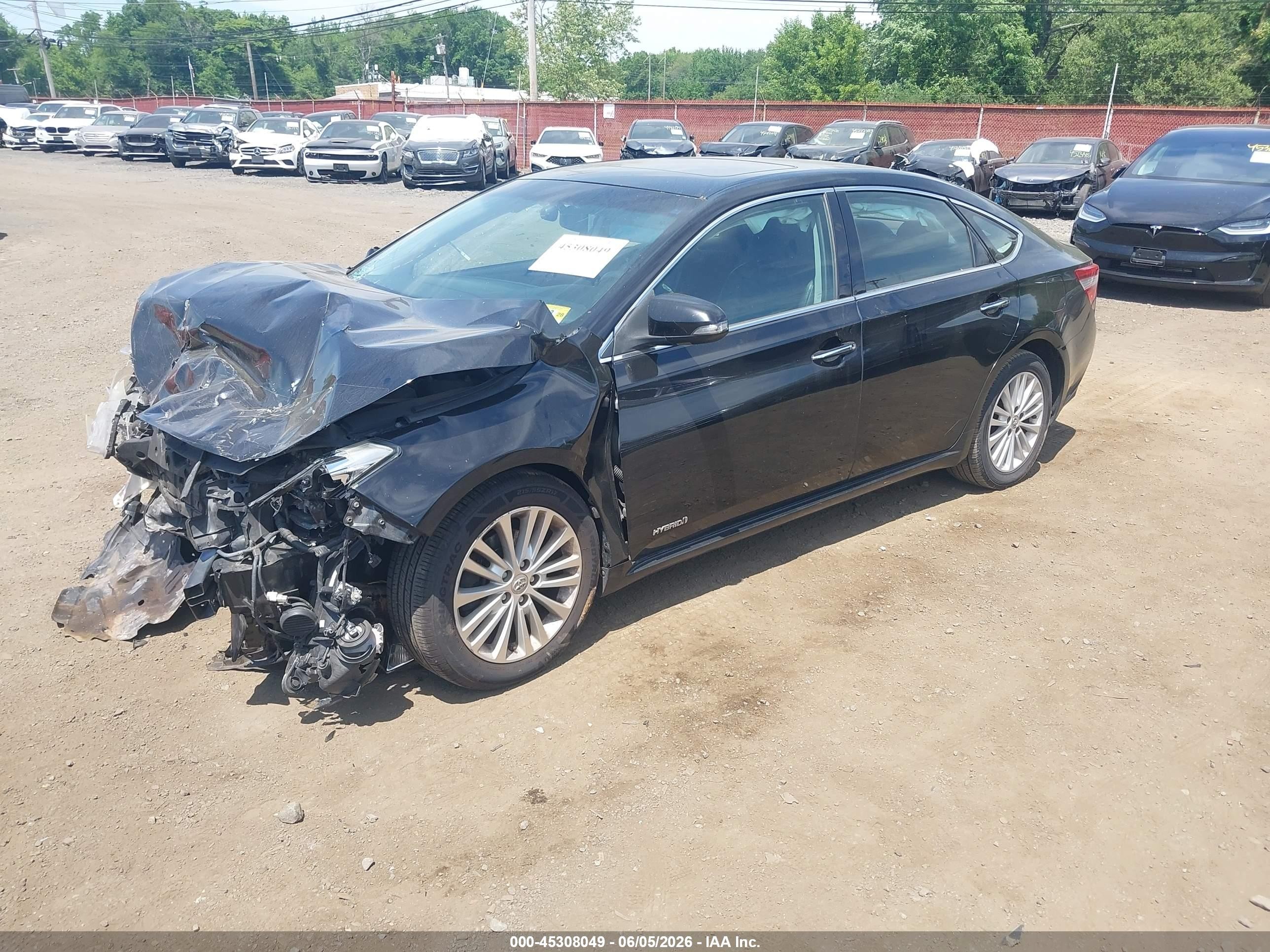 2013 Toyota Avalon Hybrid Limited Black vin: 4T1BD1EB3DU008472