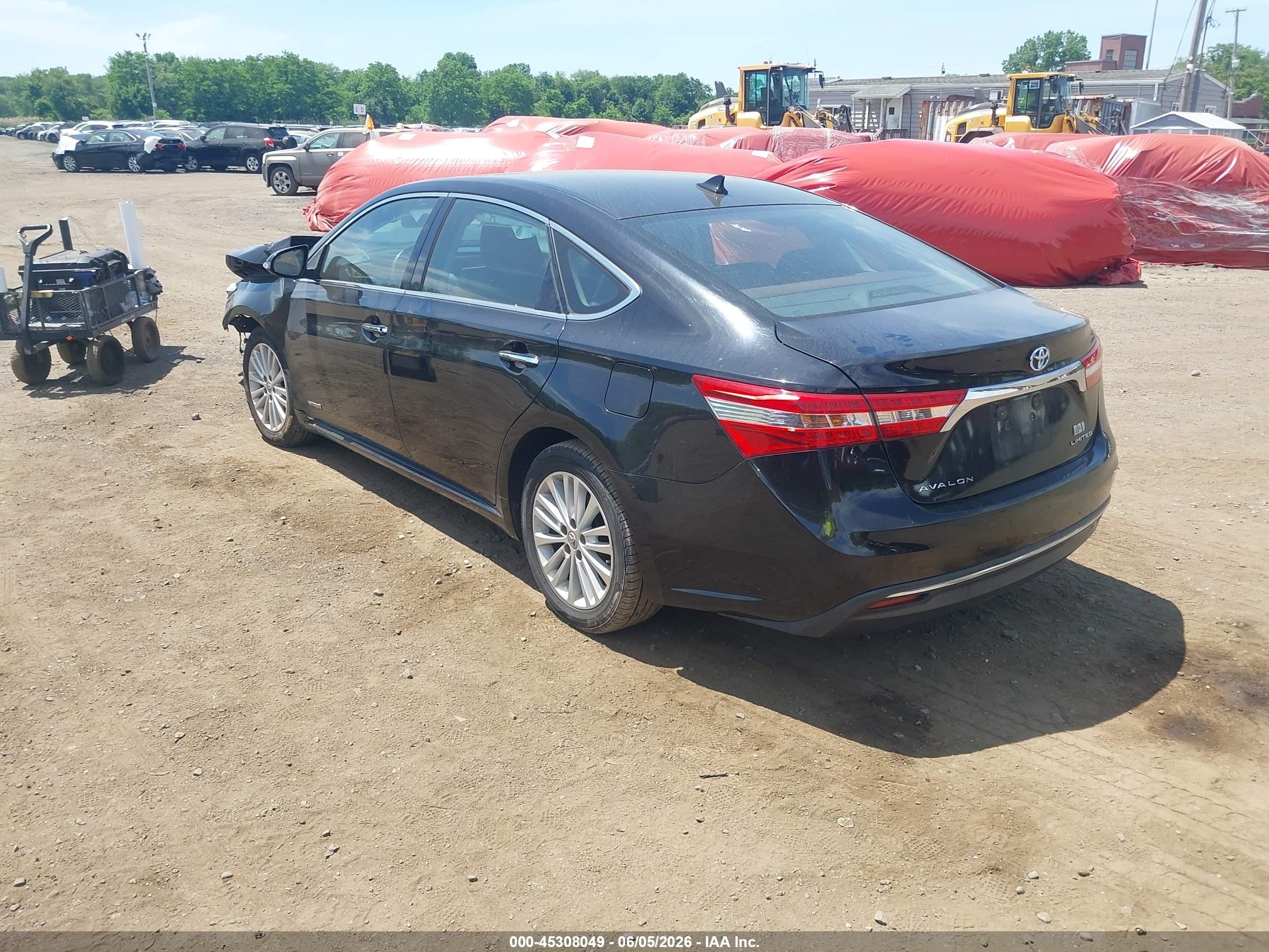 2013 Toyota Avalon Hybrid Limited Black vin: 4T1BD1EB3DU008472