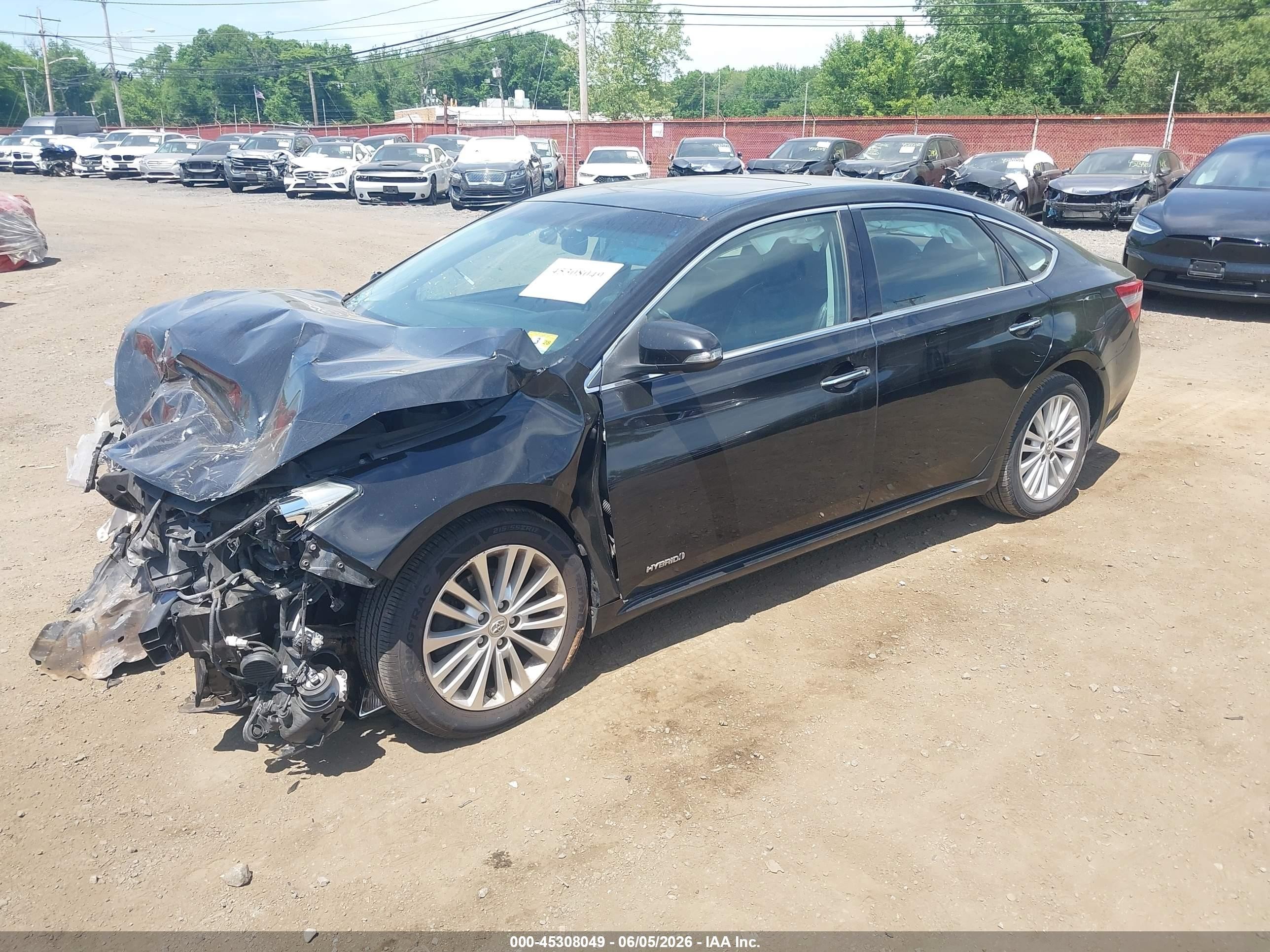 2013 Toyota Avalon Hybrid Limited Black vin: 4T1BD1EB3DU008472