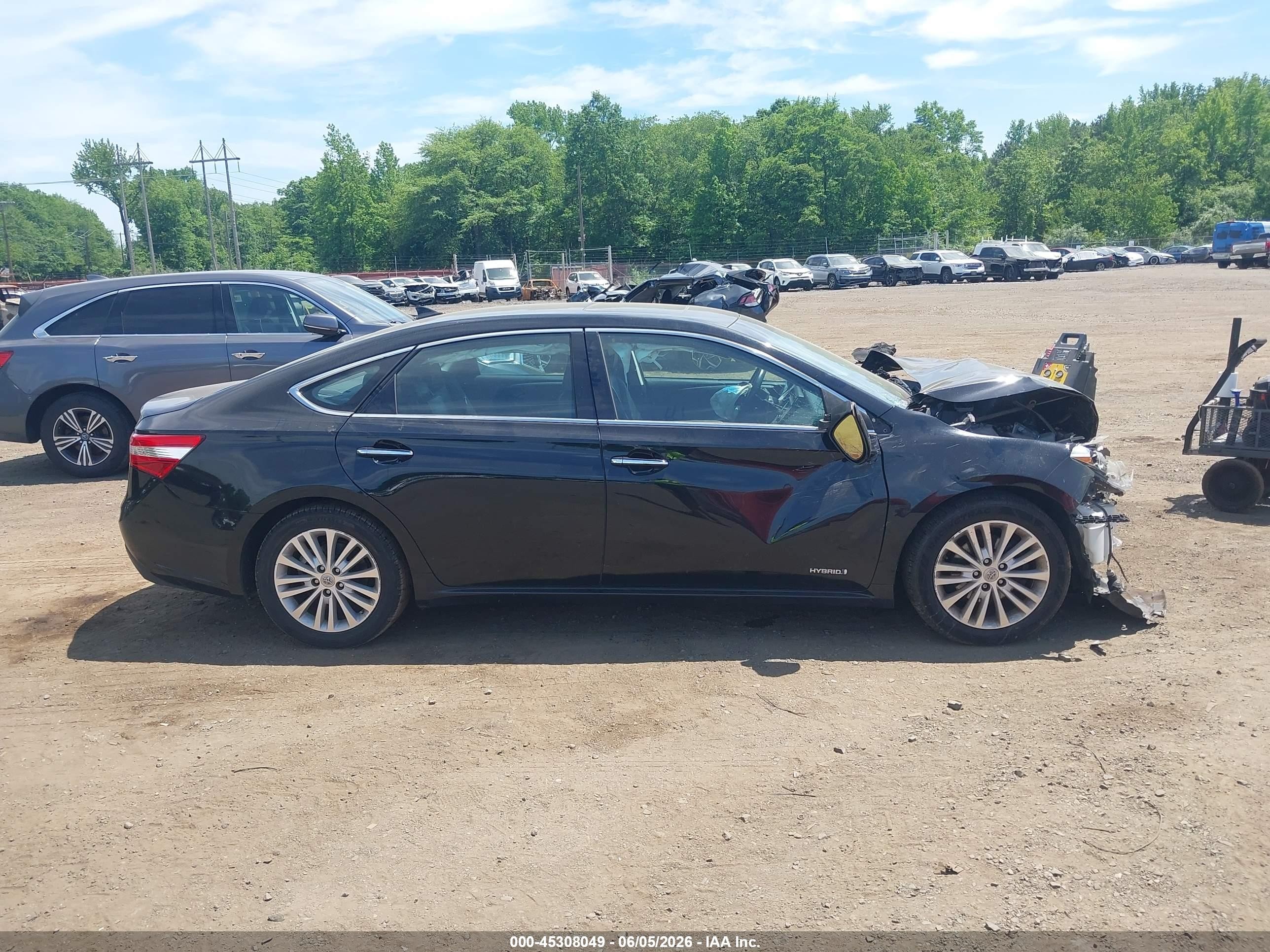 2013 Toyota Avalon Hybrid Limited Black vin: 4T1BD1EB3DU008472