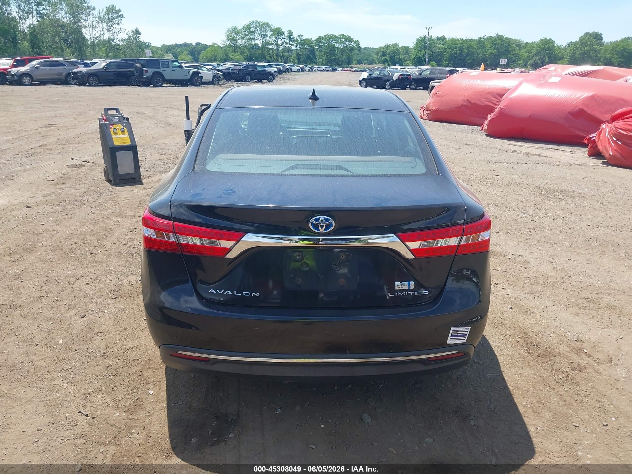 2013 Toyota Avalon Hybrid Limited Black vin: 4T1BD1EB3DU008472