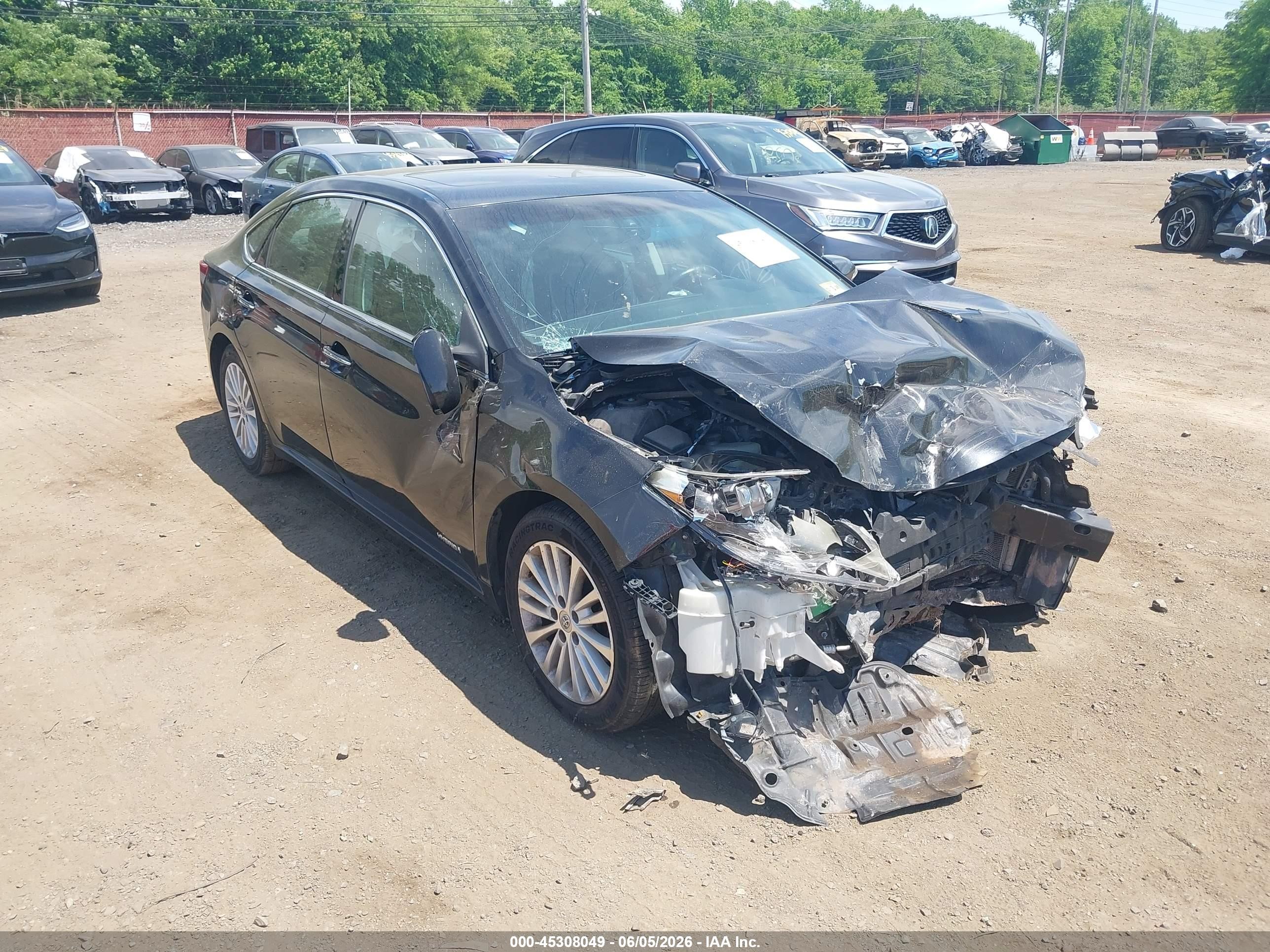 2013 Toyota Avalon Hybrid Limited Black vin: 4T1BD1EB3DU008472