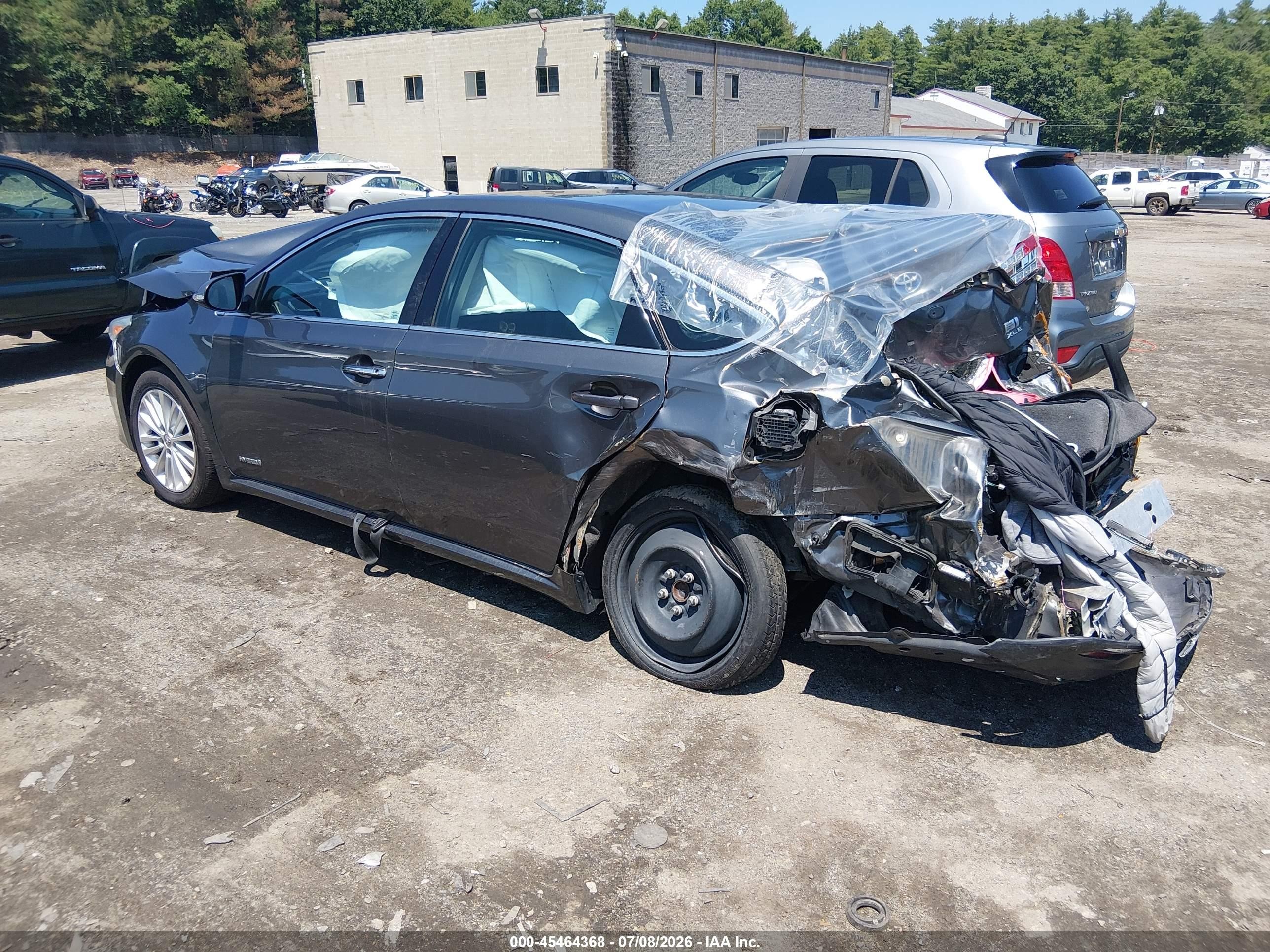2013 Toyota Avalon Hybrid Xle Touring Gray vin: 4T1BD1EB3DU010495