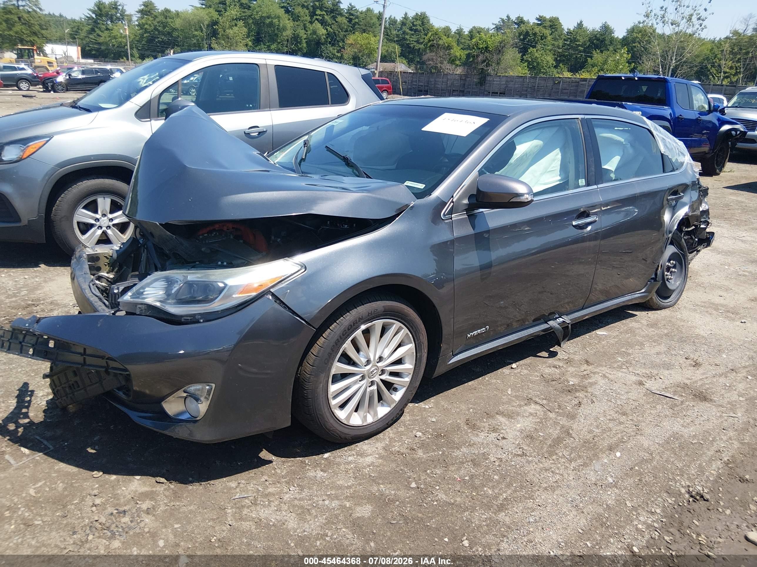 2013 Toyota Avalon Hybrid Xle Touring Gray vin: 4T1BD1EB3DU010495