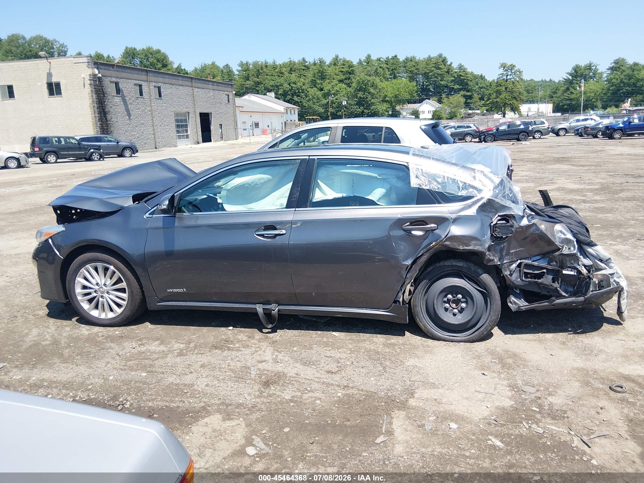 2013 Toyota Avalon Hybrid Xle Touring Gray vin: 4T1BD1EB3DU010495