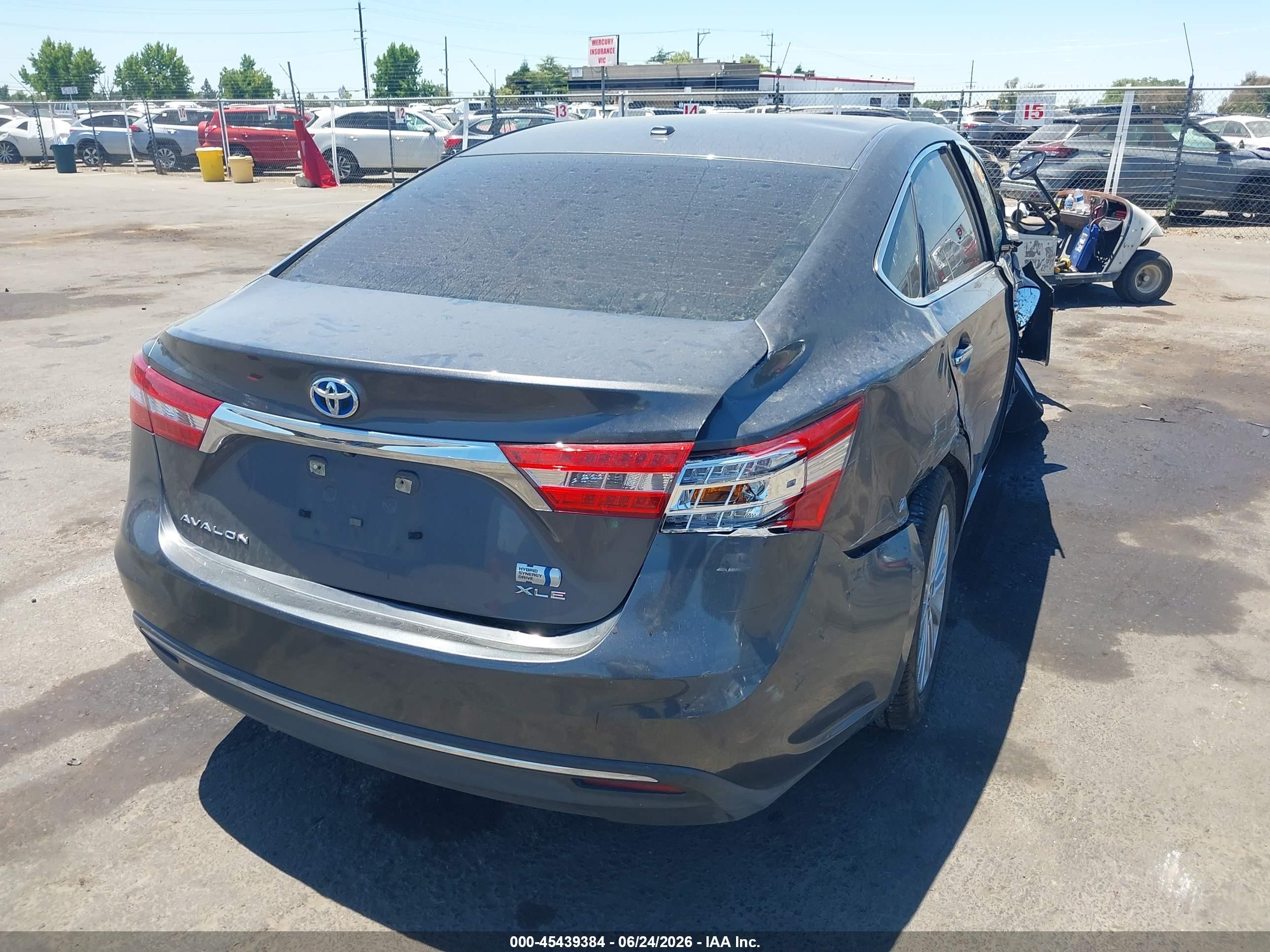 2013 Toyota Avalon Hybrid Xle Touring Gray vin: 4T1BD1EB3DU013977