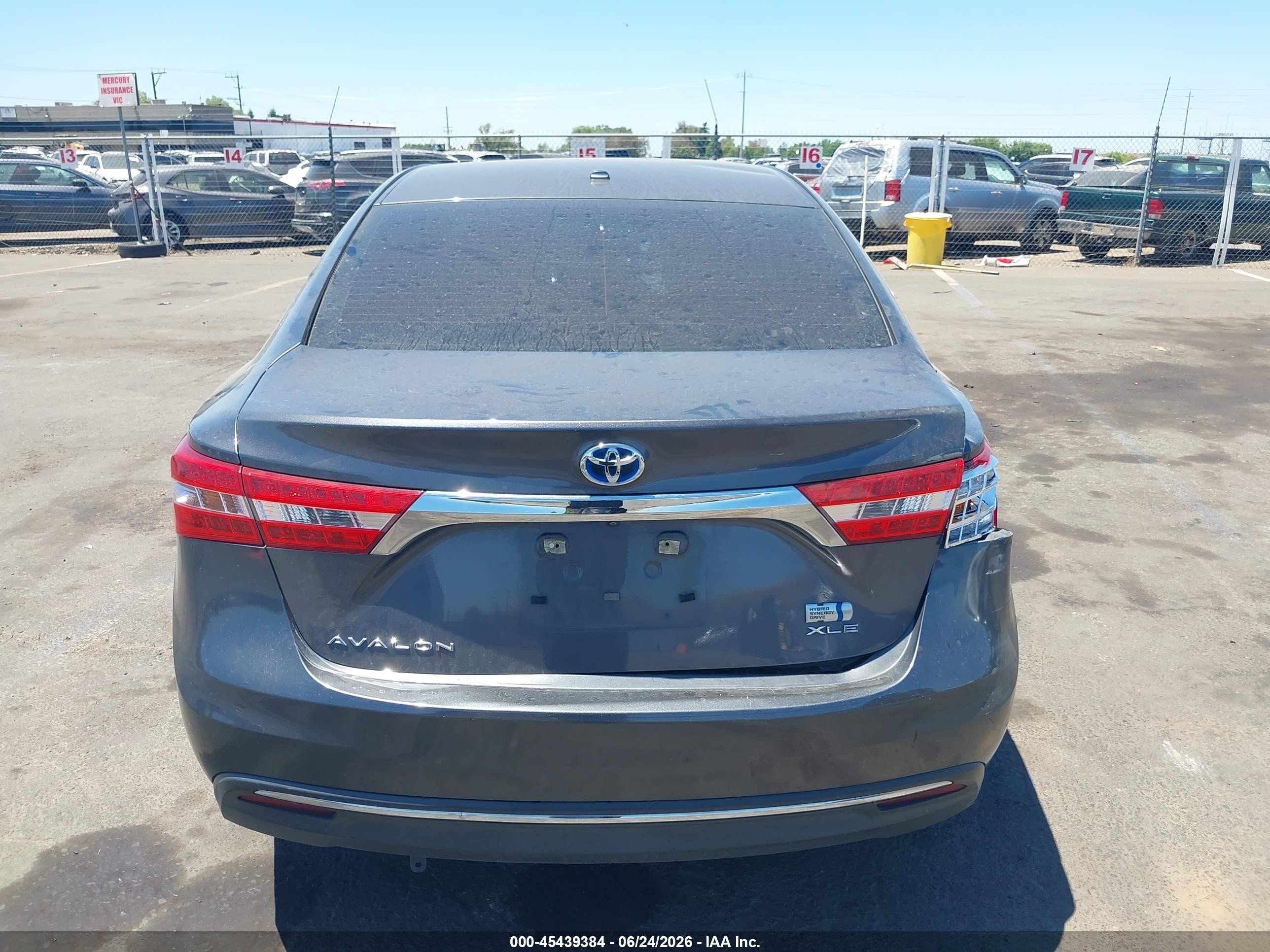 2013 Toyota Avalon Hybrid Xle Touring Gray vin: 4T1BD1EB3DU013977