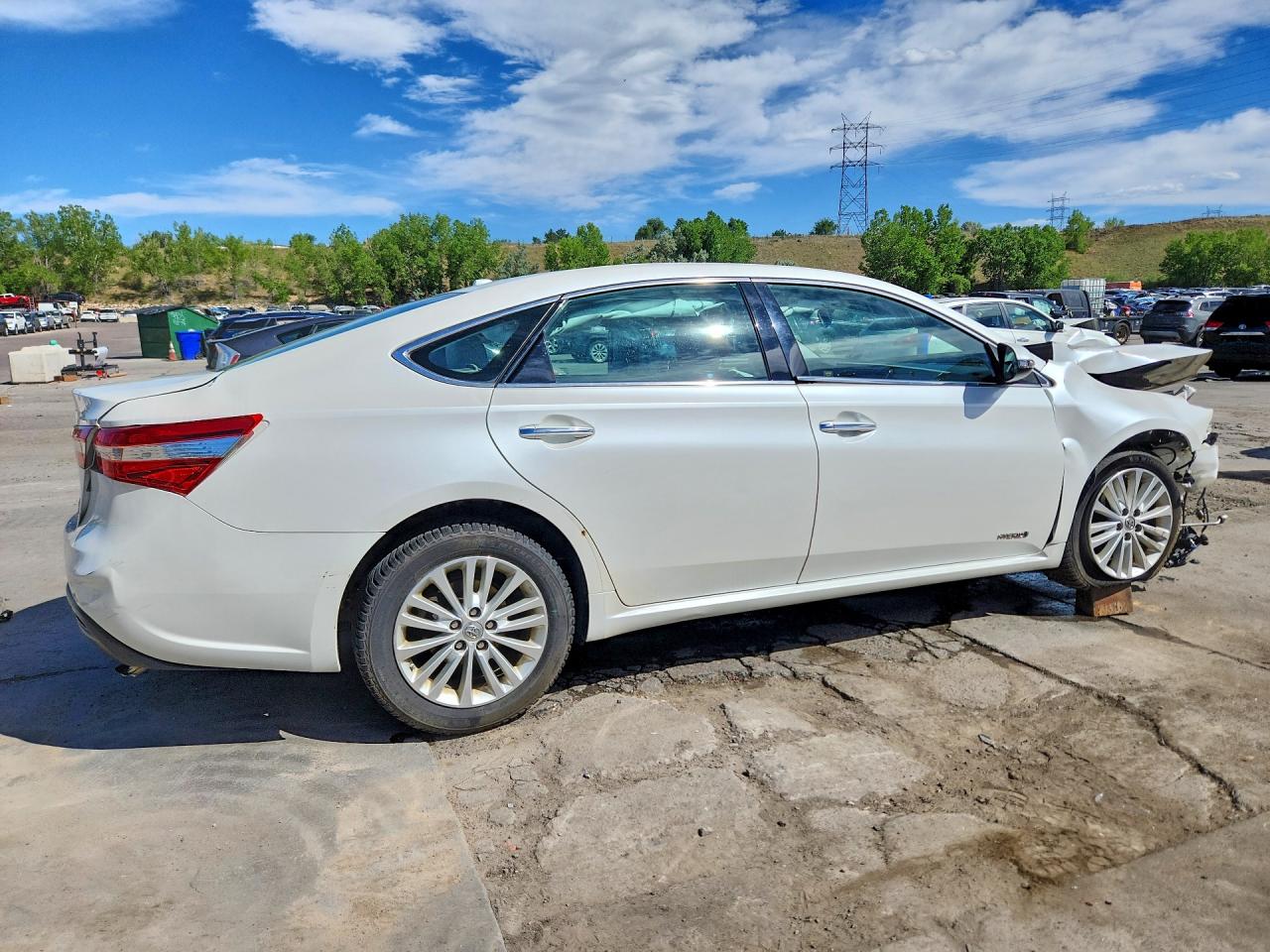 2014 Toyota Avalon Hybrid Xle Touring White vin: 4T1BD1EB3EU020672