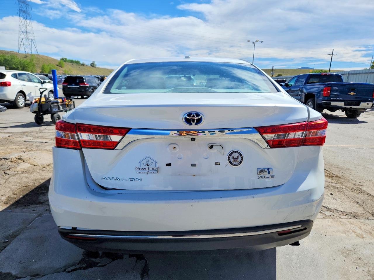 2014 Toyota Avalon Hybrid Xle Touring White vin: 4T1BD1EB3EU020672
