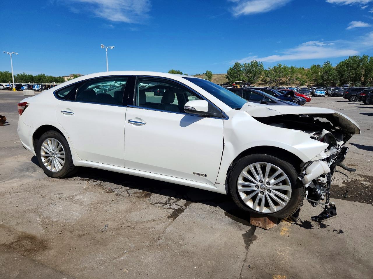 2014 Toyota Avalon Hybrid Xle Touring White vin: 4T1BD1EB3EU020672