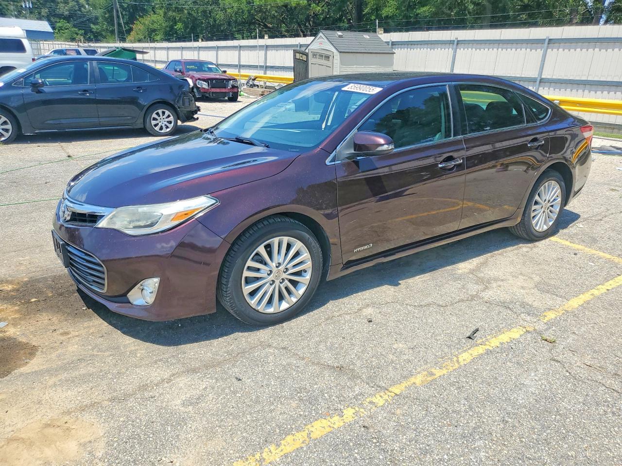 2014 Toyota Avalon Hybrid Xle Touring Фиолетовый vin: 4T1BD1EB3EU022888