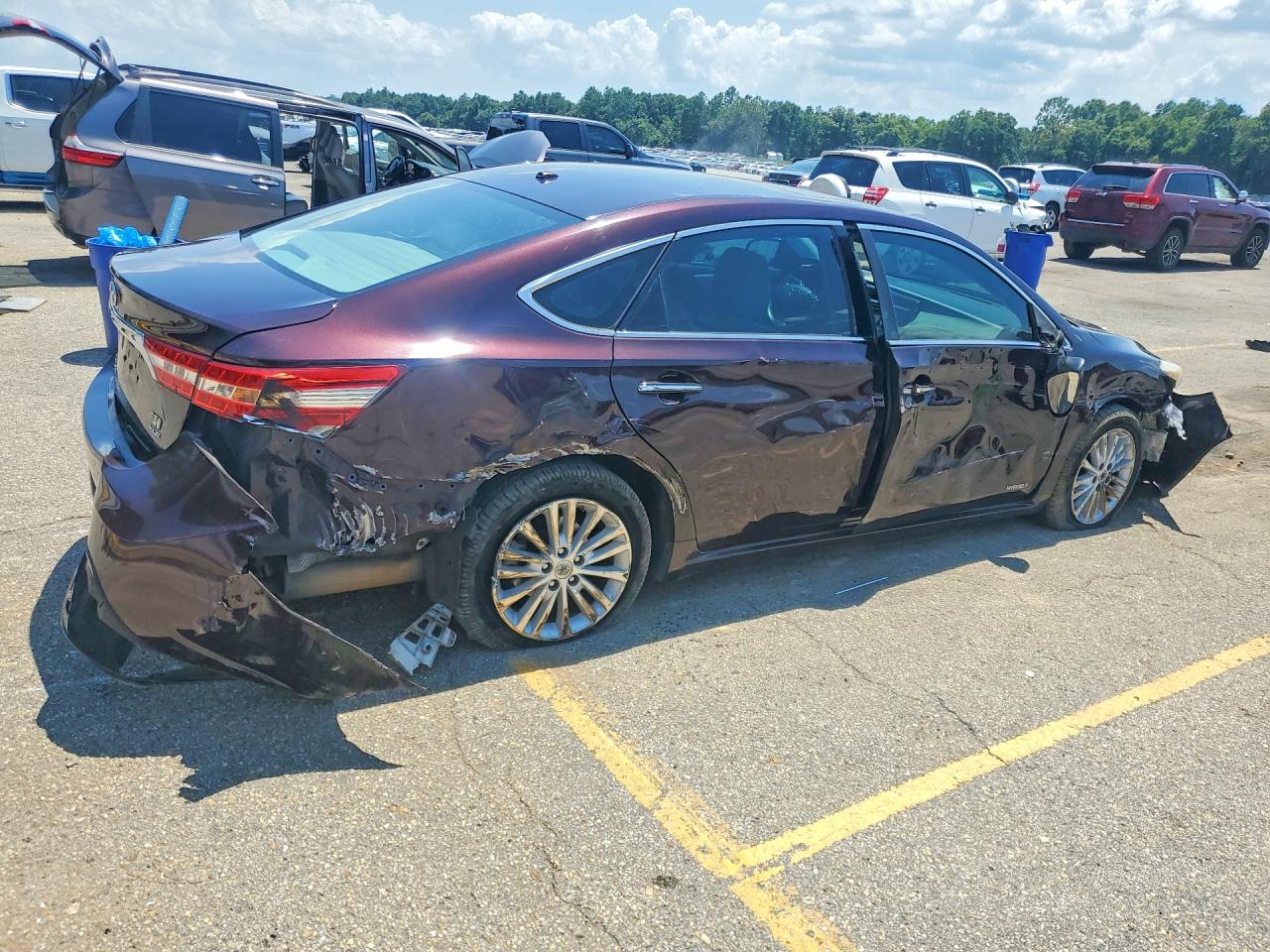 2014 Toyota Avalon Hybrid Xle Touring Purple vin: 4T1BD1EB3EU022888