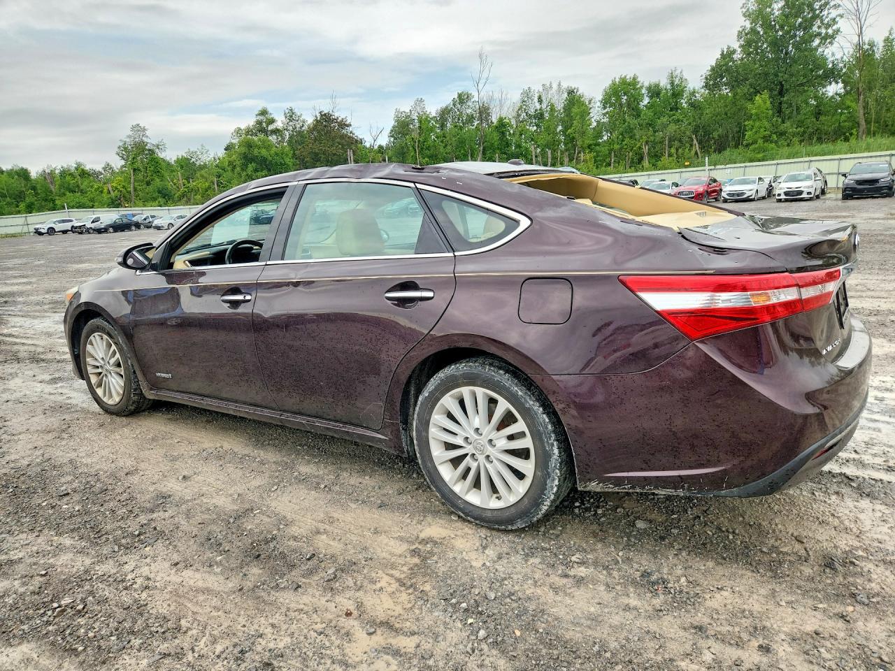 2014 Toyota Avalon Hybrid Xle Touring Maroon vin: 4T1BD1EB3EU025340
