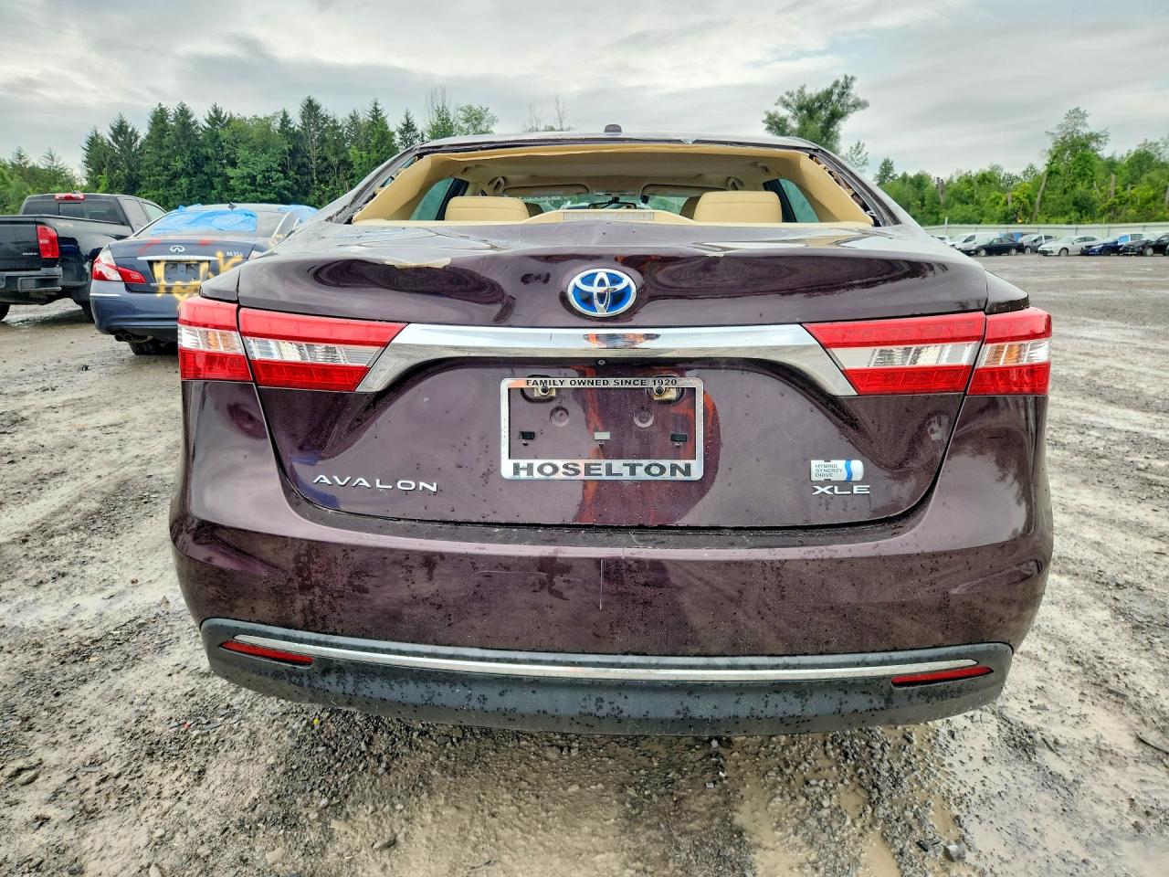 2014 Toyota Avalon Hybrid Xle Touring Maroon vin: 4T1BD1EB3EU025340