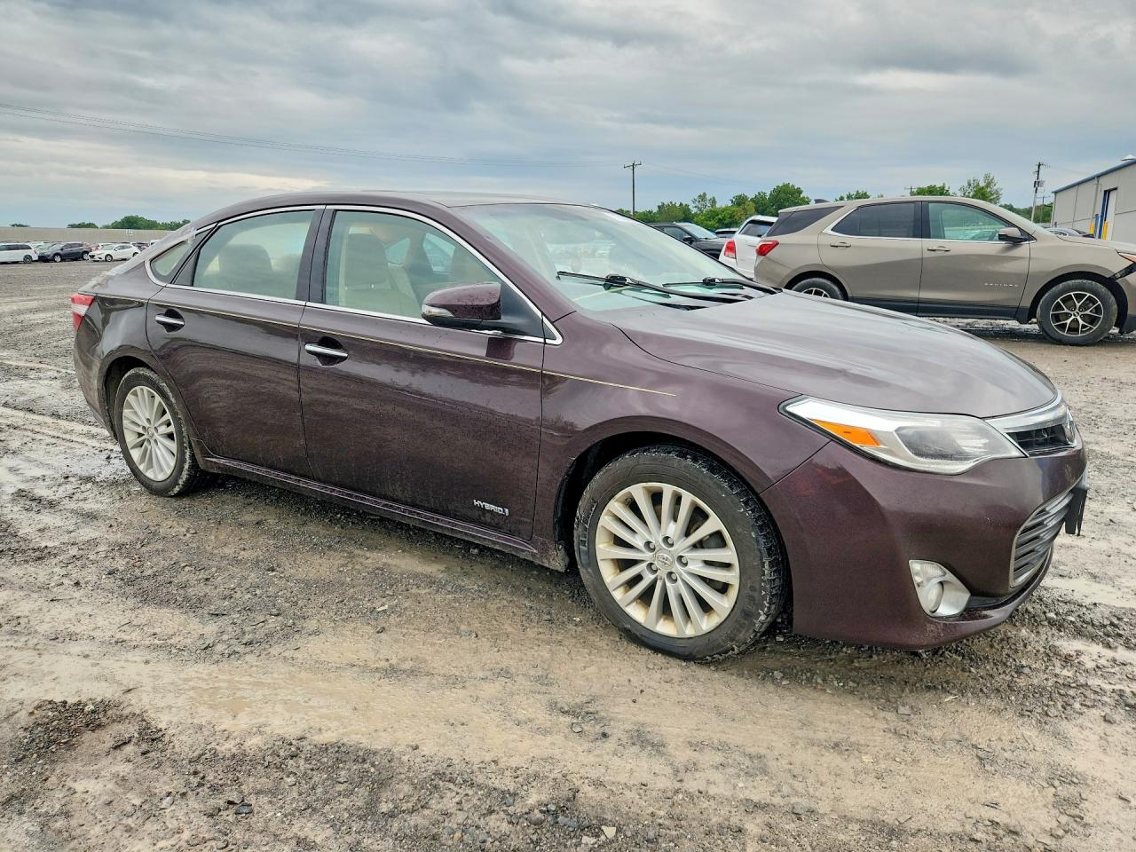 2014 Toyota Avalon Hybrid Xle Touring Maroon vin: 4T1BD1EB3EU025340