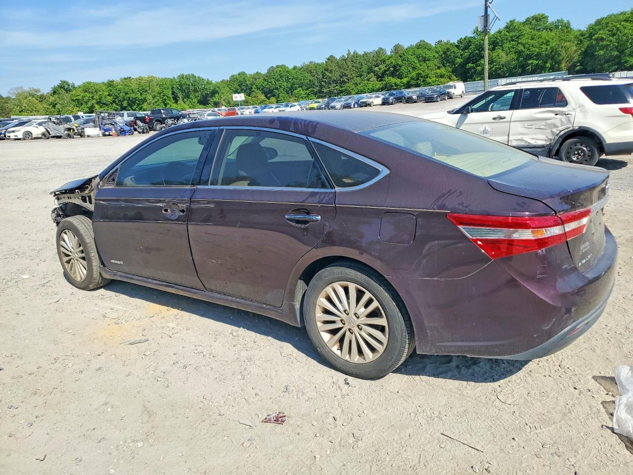 2014 Toyota Avalon Hybrid Xle Premium Burgundy vin: 4T1BD1EB3EU025581