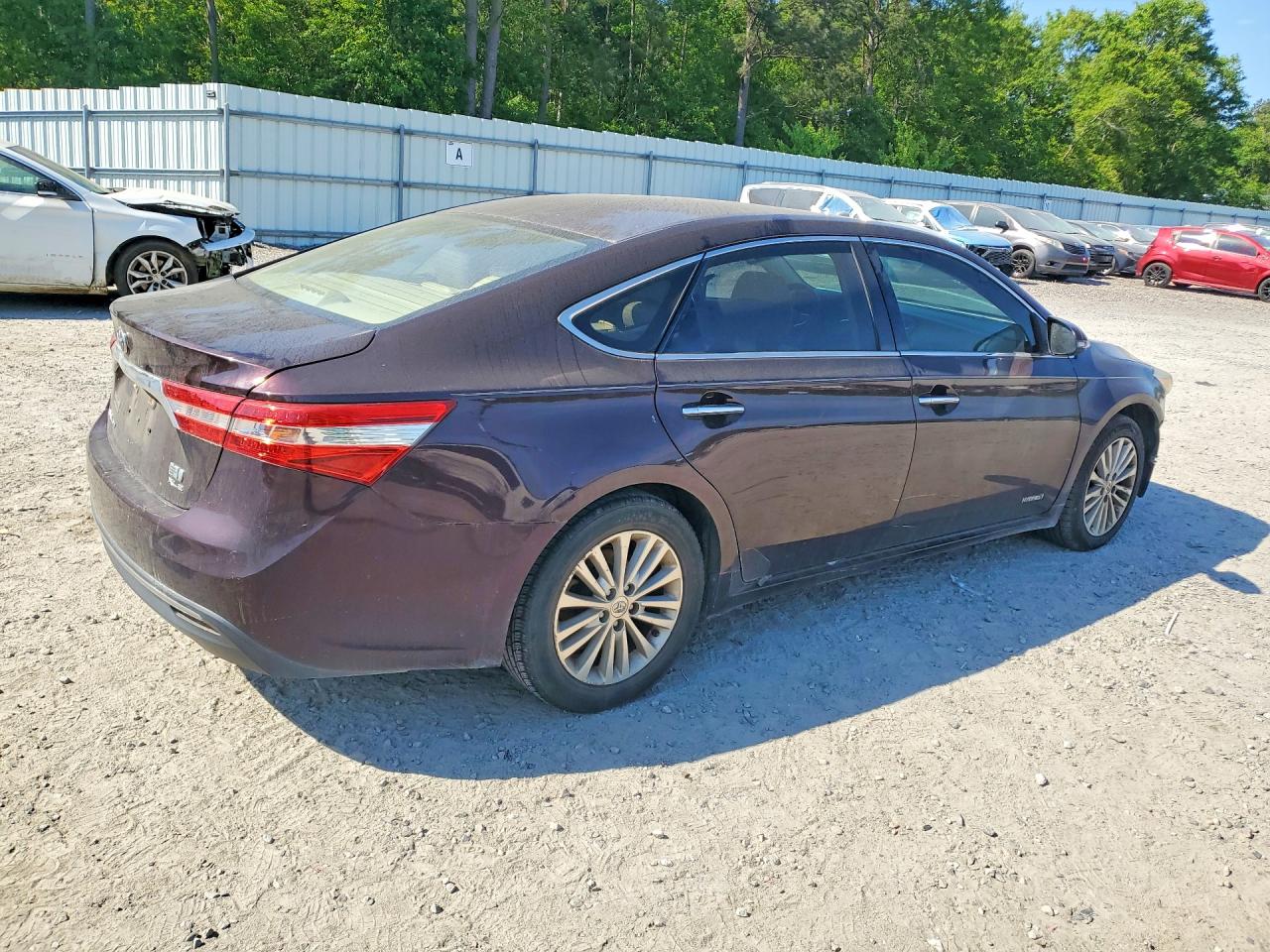 2014 Toyota Avalon Hybrid Xle Premium Burgundy vin: 4T1BD1EB3EU025581