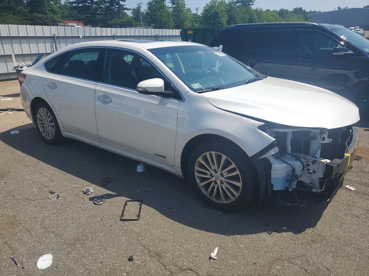 2014 Toyota Avalon Hybrid Xle Premium White vin: 4T1BD1EB3EU030411